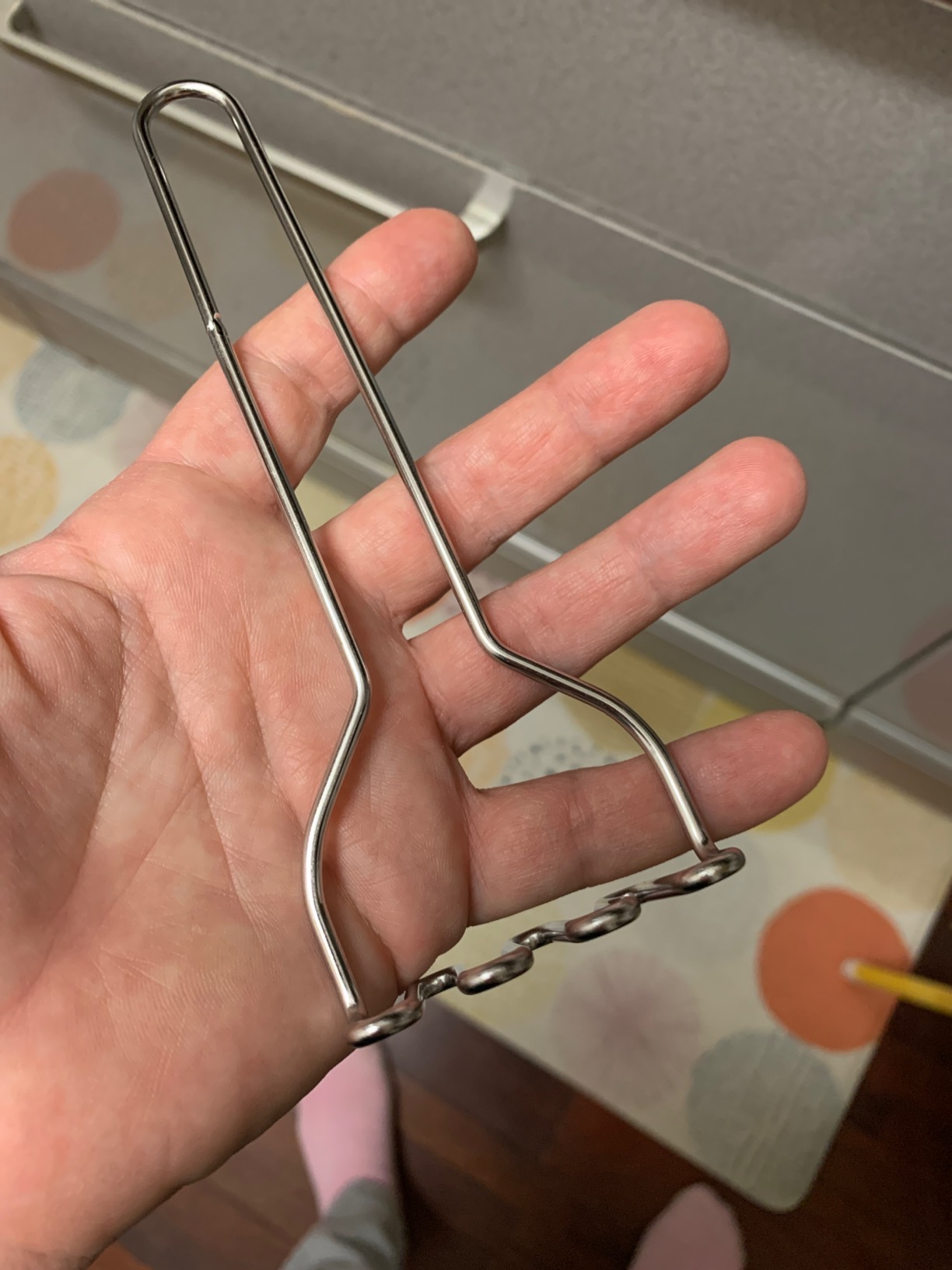 R&M Mini Potato Masher, Mini Egg Masher, Avocado Masher, Stainless Steel, 6 Inches customer photo 1