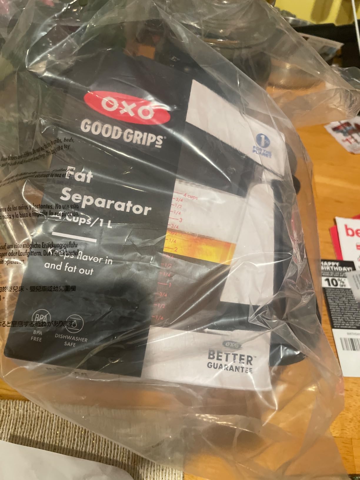OXO Good Grips 2 Cup Fat Separator, Plastic, One Size customer photo 1