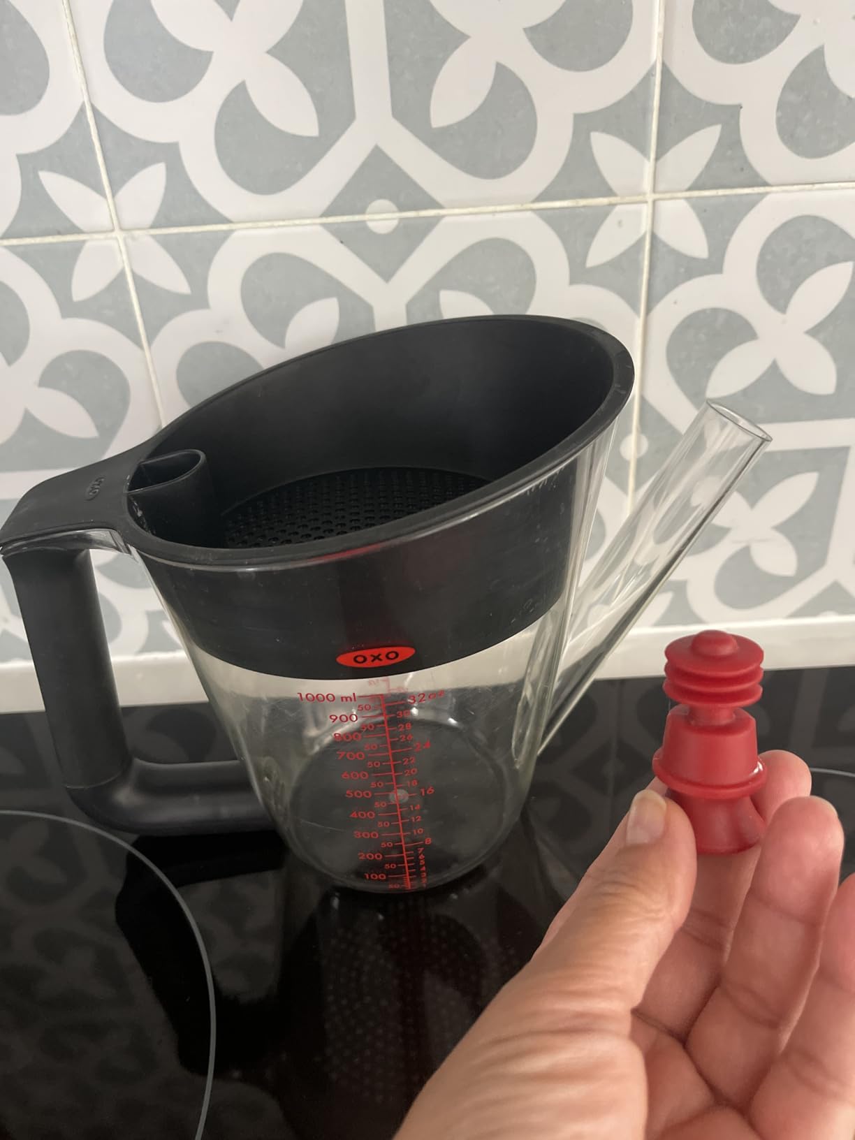 OXO Good Grips 2 Cup Fat Separator, Plastic, One Size customer photo 2