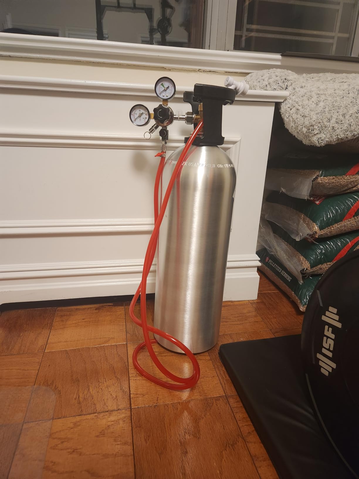 FERRODAY Dual Gauge Co2 Regulator Beer Kegerator Co2 Regulator Beer Keg Dual-stage Kegerator Regulator CGA-320 Beer Regulator Co2 Kegerator Part Beer Keg Regulator Co2 Beer Gas Regulator Beer Tap Tool customer photo 1