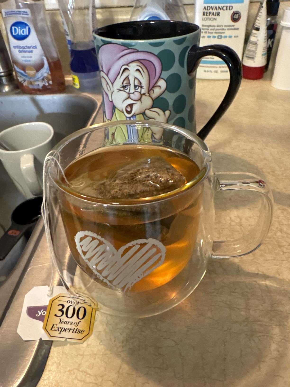 CNGLASS Double Wall Glass Cappuccino Mugs 8.1oz,Clear Insulated Glass Coffee Mug with Handle for Espresso,Latte,Tea,Set of 2 customer photo 1