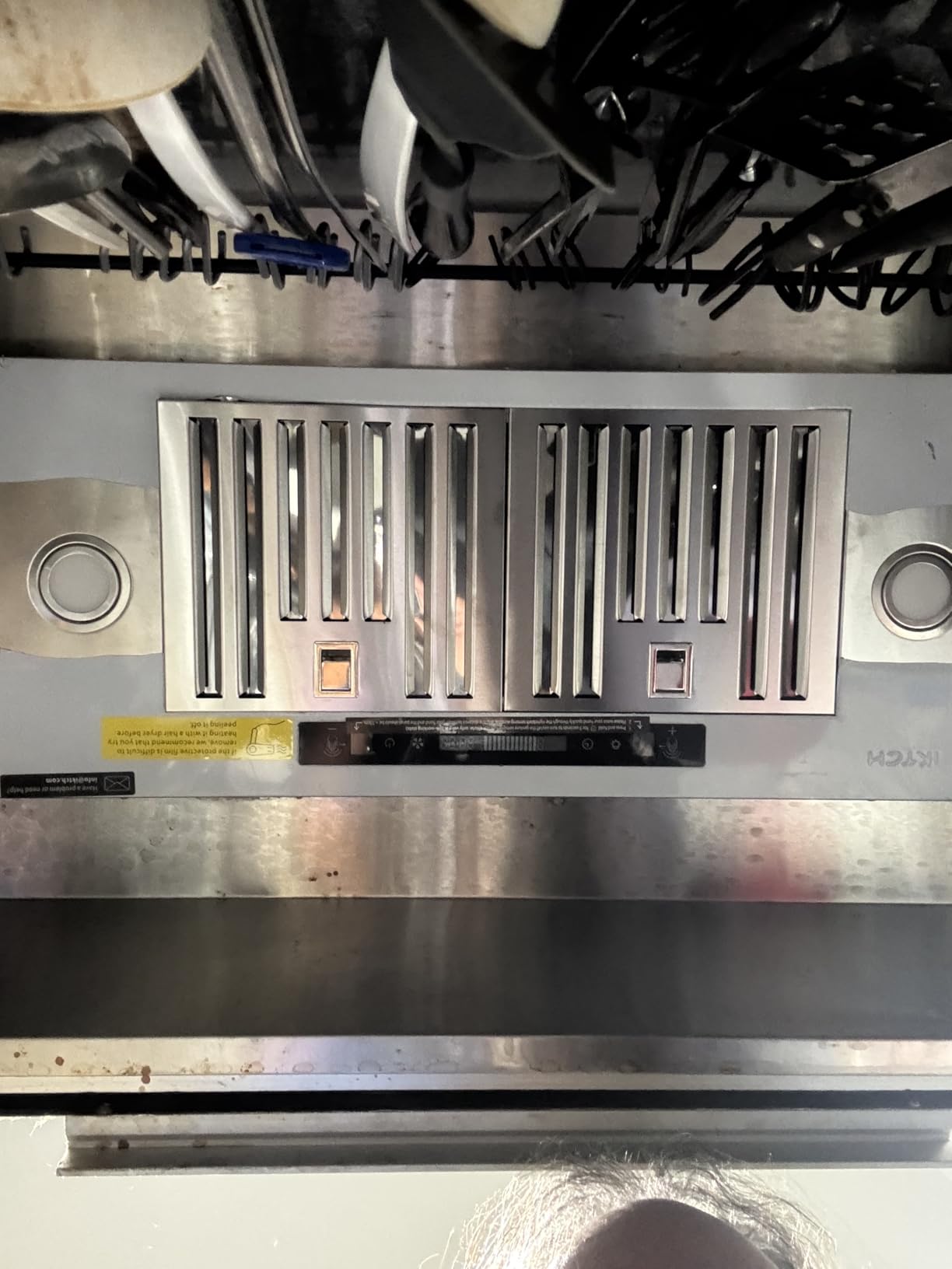 IKTCH 30 inch Built-in/Insert Range Hood 900 CFM, Ducted/Ductless Convertible Duct, Stainless Steel Kitchen Vent Hood with 4 Speed Gesture Sensing & Touch Control Panel(IKB01-30) customer photo 2