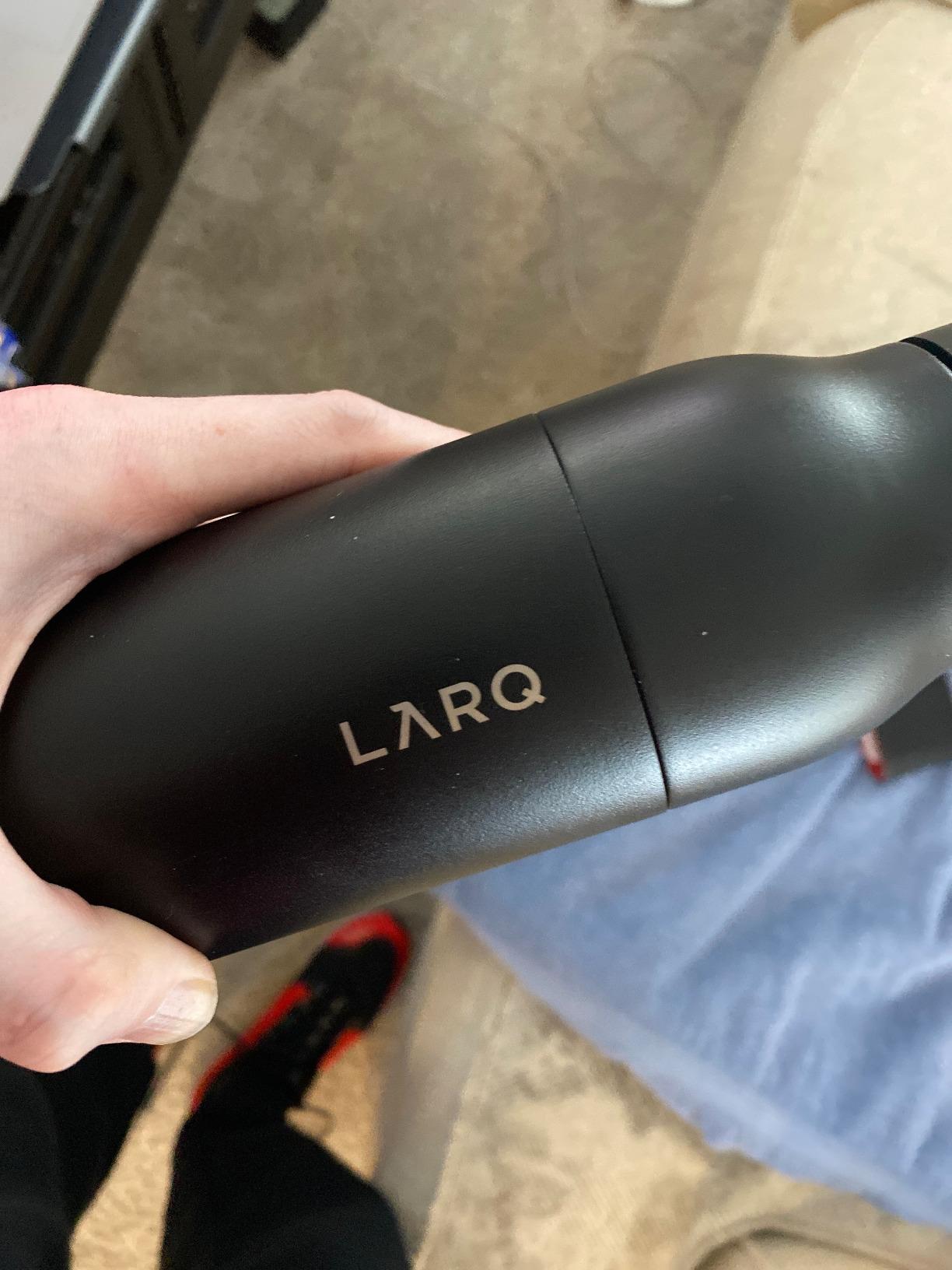 LARQ Bottle PureVis 17 oz - Self-Cleaning and Insulated Stainless Steel Water Bottle with UV Water Purifier and Award-winning Design customer photo 2