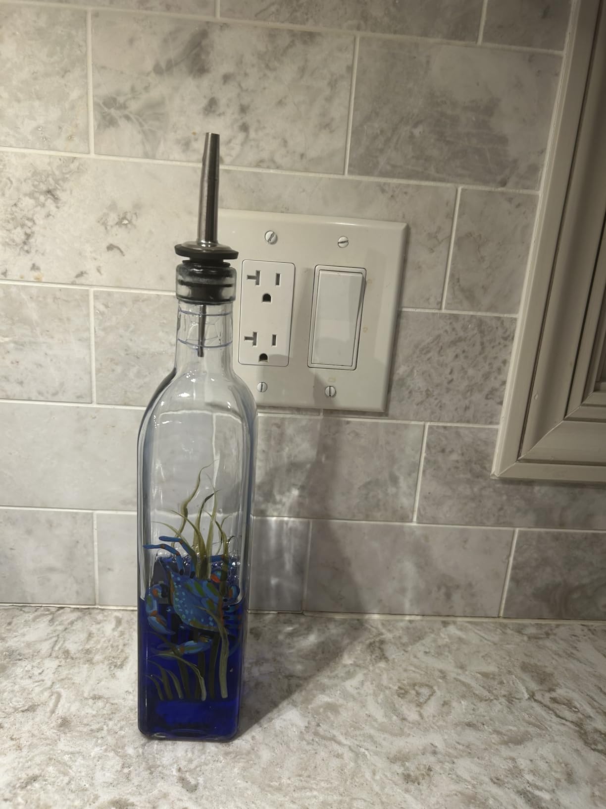 2PCS Stainless Steel Pourers, Speed Liquor Bottle Pourer, Olive Oil and Vinegar Tapered Stopper Spout, Suitable for About 3/4
