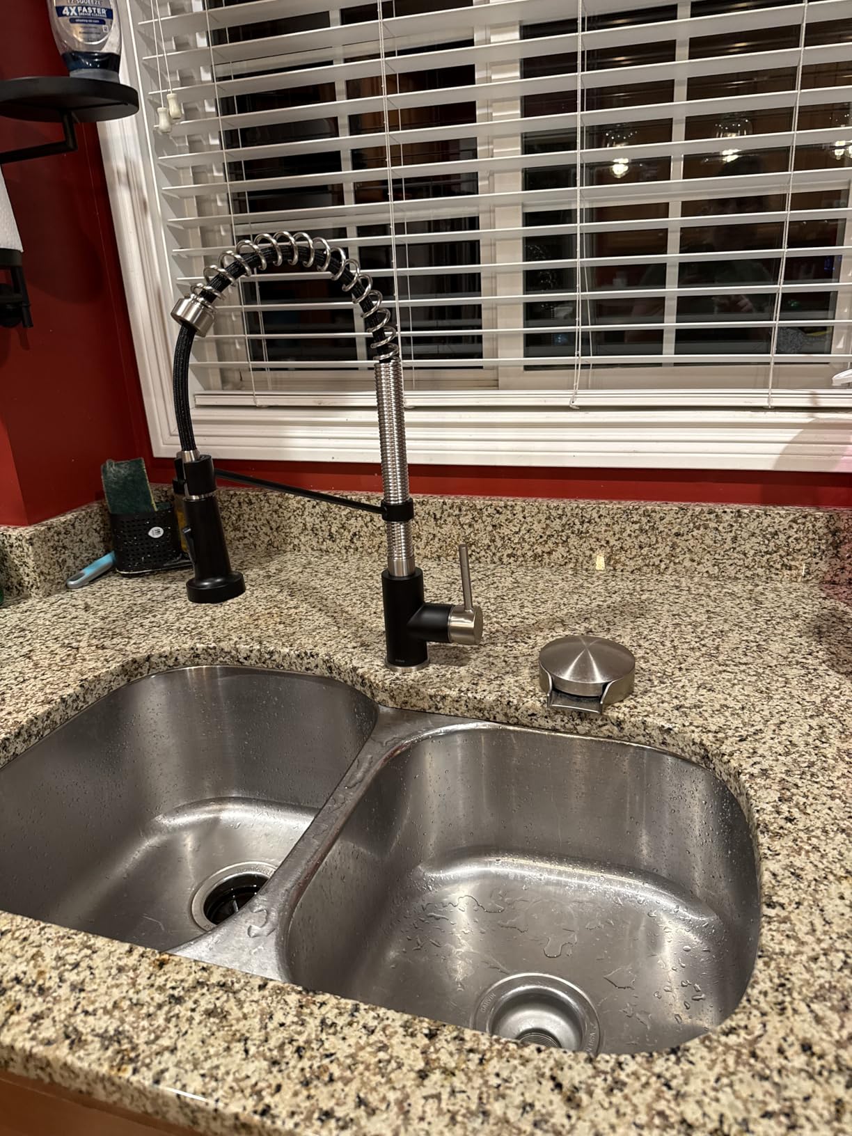 KRAUS Bolden Commercial Style 2-Function Single Handle Pull Down Kitchen Faucet in Spot-Free Stainless Steel, KPF-1610SFS customer photo 1