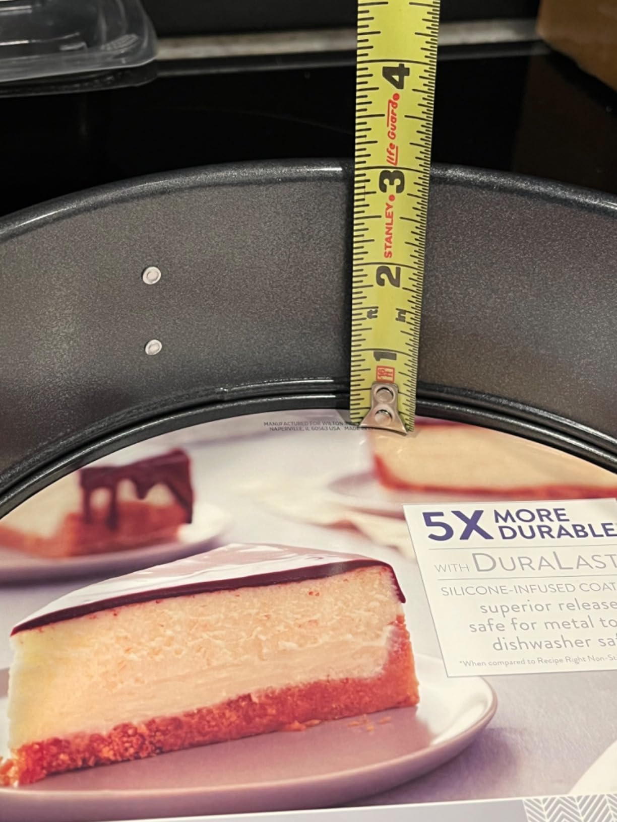 Wilton Platinum Non-Stick 9 Inch Springform Cheesecake Pan, Cold-Rolled Steel Bakeware, Made Without PFAS customer photo 1