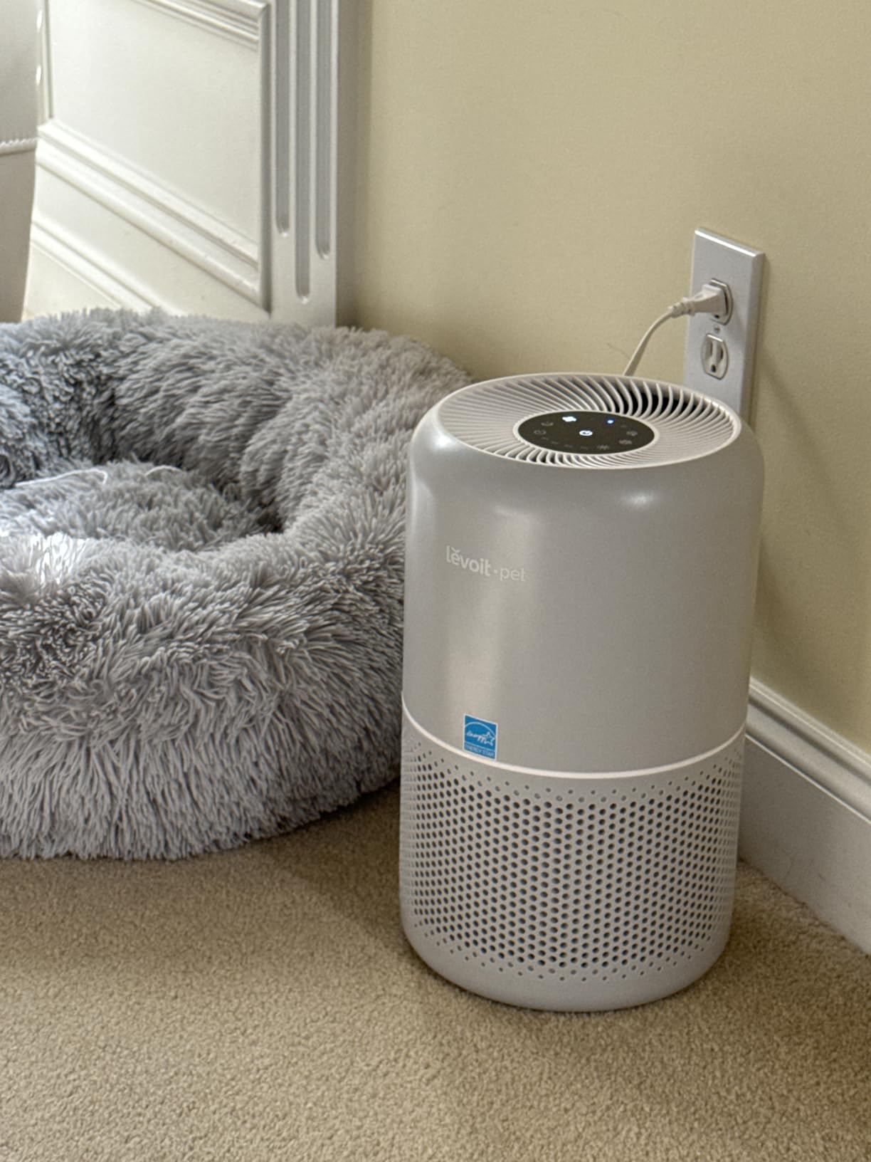 LEVOIT Air Purifier for Pets, Home, Large Rooms, and Bedrooms, HEPA Sleep Mode, AHAM VERIFIDE, Efficient Filter for Pet Dander, Odors, Captures Smoke, Dust, Mold, Pollen, Pet Lock, Core P350-P, Grey customer photo 2