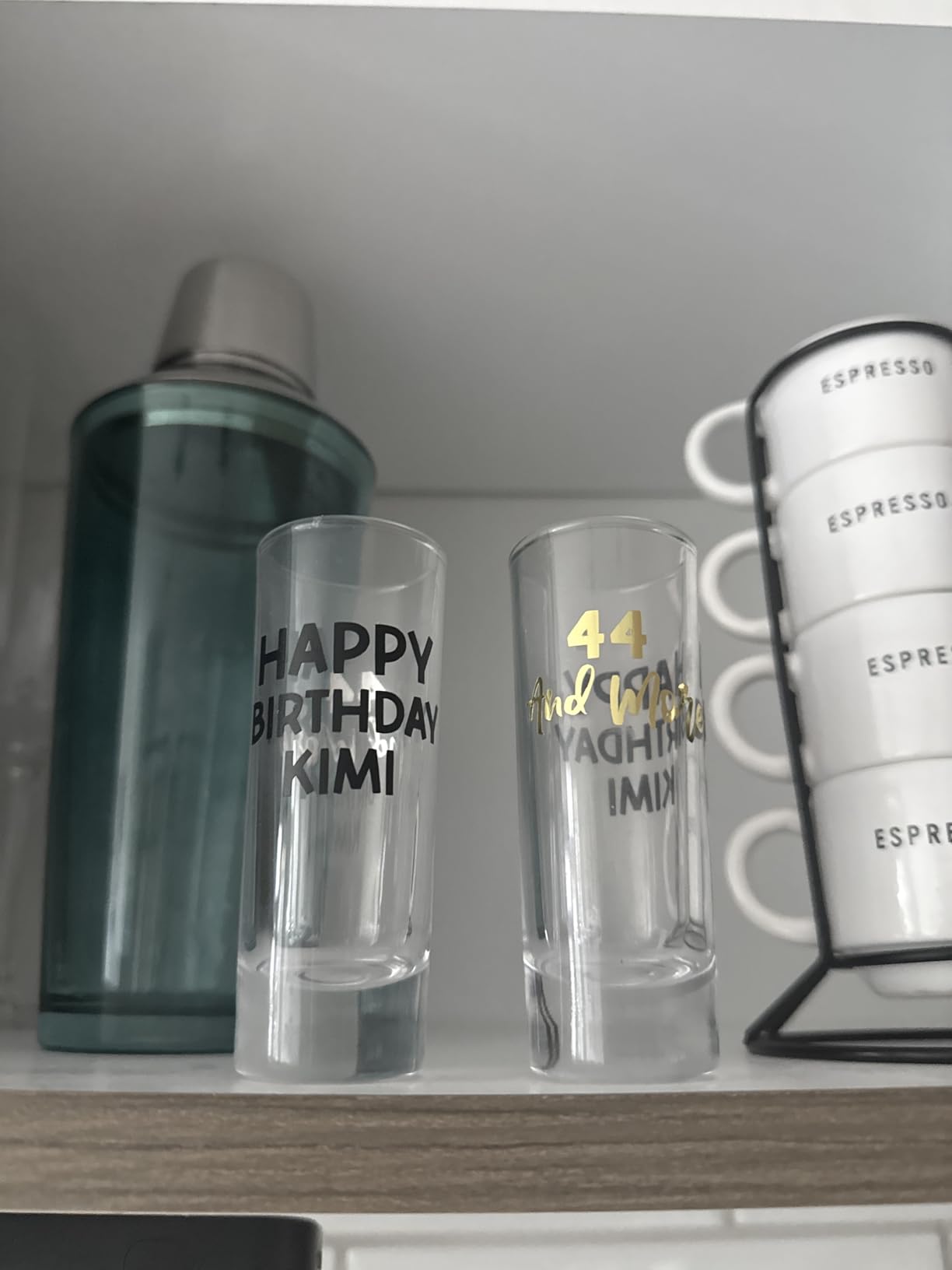 Farielyn-X Clear Heavy Base Shot Glasses 12 Pack, 2 oz Tall Glass Set for Whiskey, Tequila, Vodka customer photo 1