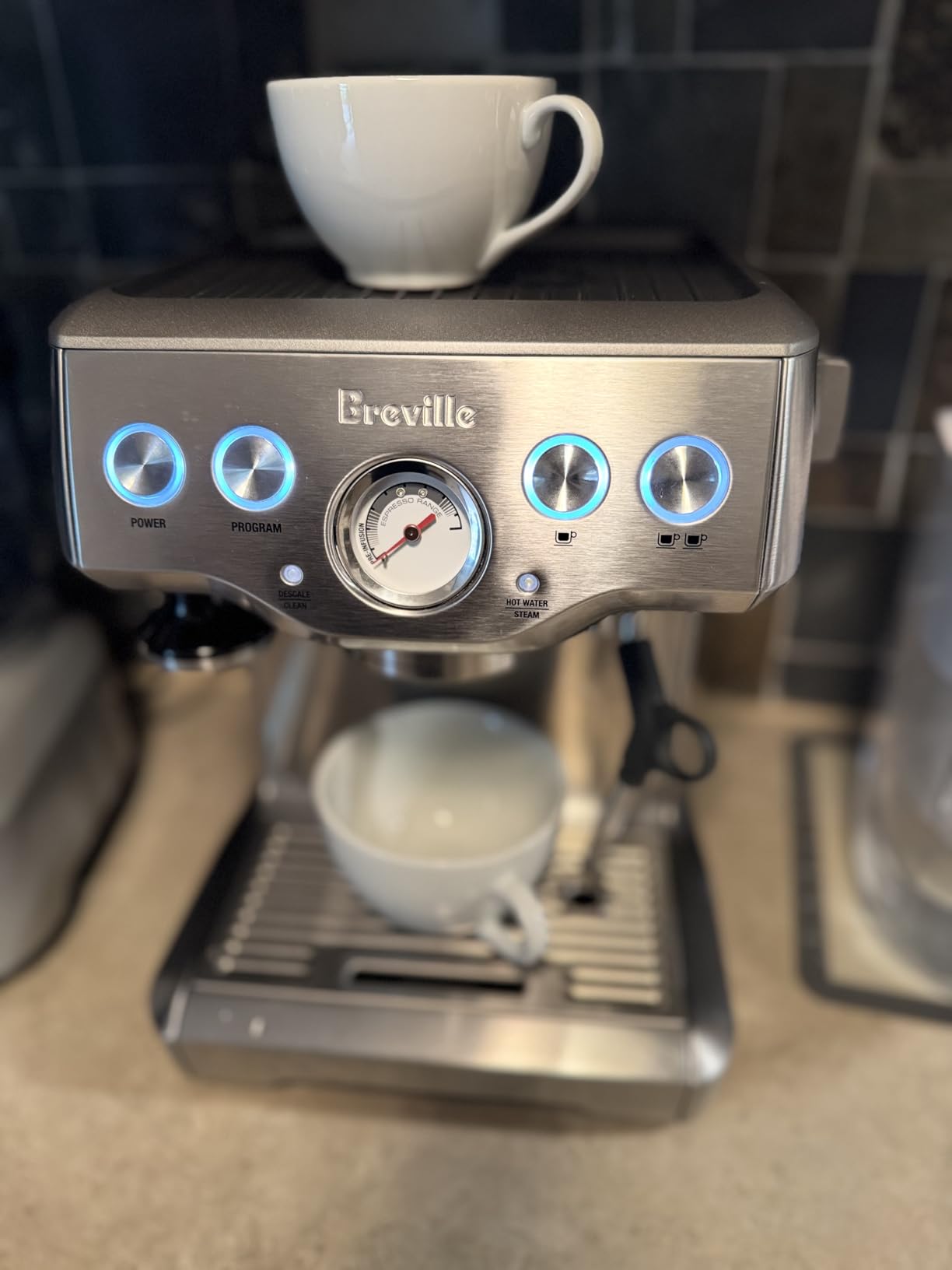 CREMA Coffee Products 54mm Dosing Funnel | Compatible with 54mm Breville Portafilters | Durable Stainless Steel | Easy Fit for Clean, Consistent Dosing customer photo 1