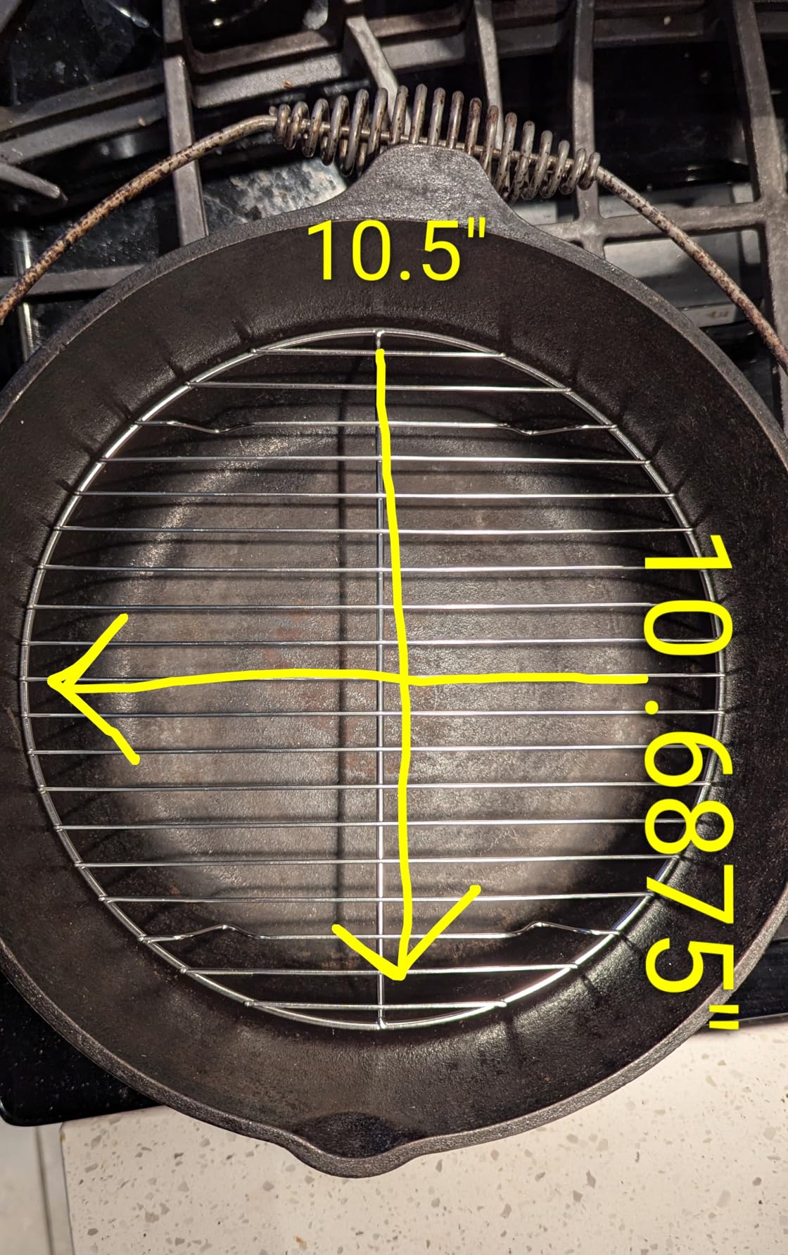 E-far 9 Inch Round Canning Cooking Racks, Stainless Steel Round Steaming Baking Cooling Rack Set of 2, Multi-Purpose for Air Fryer Pressure Cooker, Dishwasher Safe customer photo 2