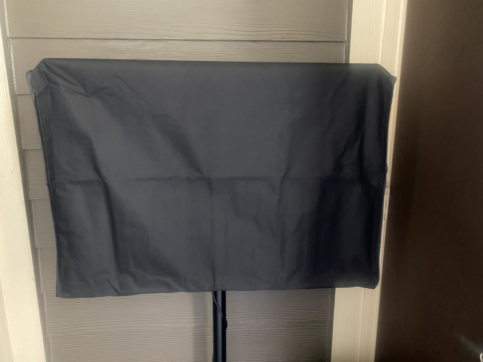 Porch Shield 56-60 inches Outdoor TV Cover Universal Weatherproof Protector for LCD, LED, Plasma Flat TV Screen, Compatible with Wall Mounts and Stands (Black) customer photo 2