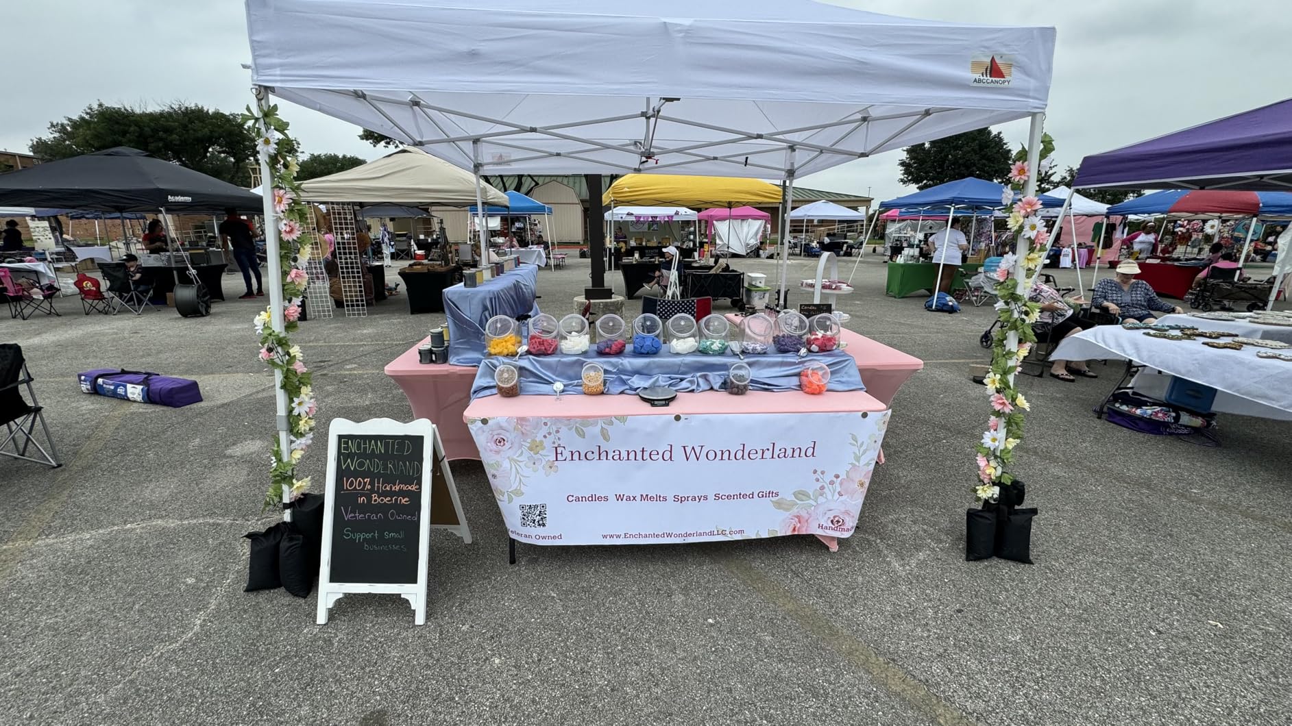 ABCCANOPY Easy Pop Up Canopy Tent with Sidewalls 10X20 Commercial -Series,White customer photo 1