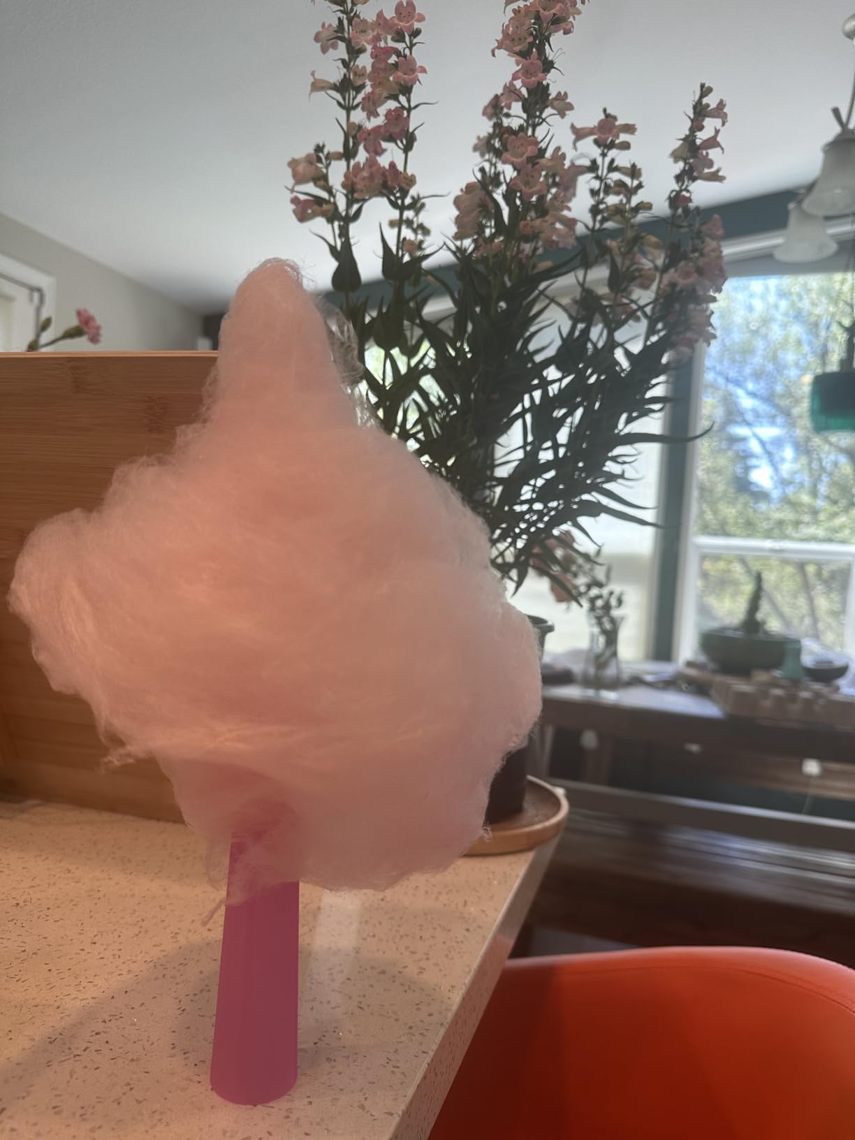 Nostalgia Classic Countertop Cotton Candy Machine, Manual, Retro Vintage Candy Maker Includes 2 Reusable Cones & Scoop, Aqua customer photo 1