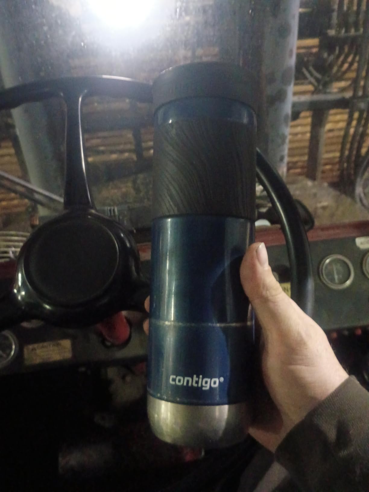 Contigo Byron Vacuum-Insulated Stainless Steel Travel Mug with Leak-Proof Lid Reusable Coffee Mug or Water Bottle BPA-Free 16oz Licorice Keeps Beverages Hot for 6 Hours or Cold for 12 Hours customer photo 2