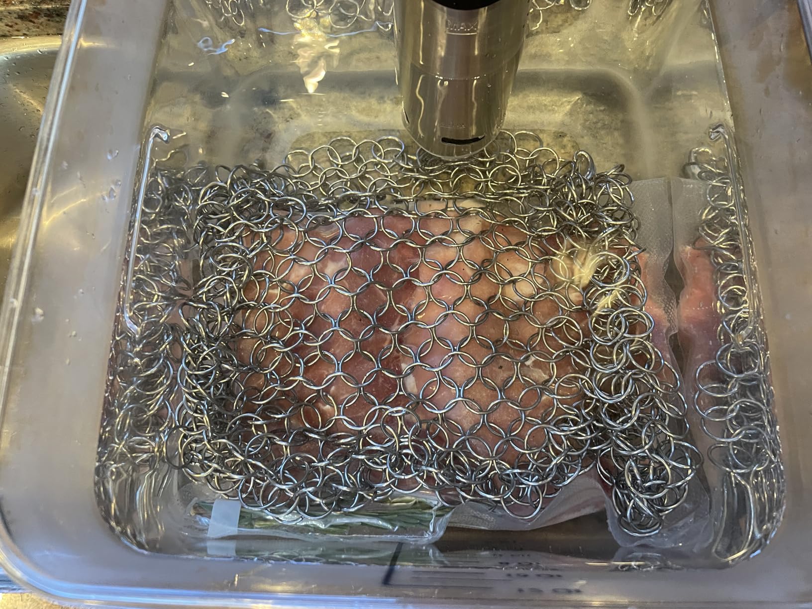 Sous Vide Sinker Food Grade Weights (1.2 LB) Heavy-Duty Stainless Steel Weights with Clips for Precise Cooking - Food Grade Sous Vide Accessory - Safe and Convenient Sous Vide Cooking Solution customer photo 2
