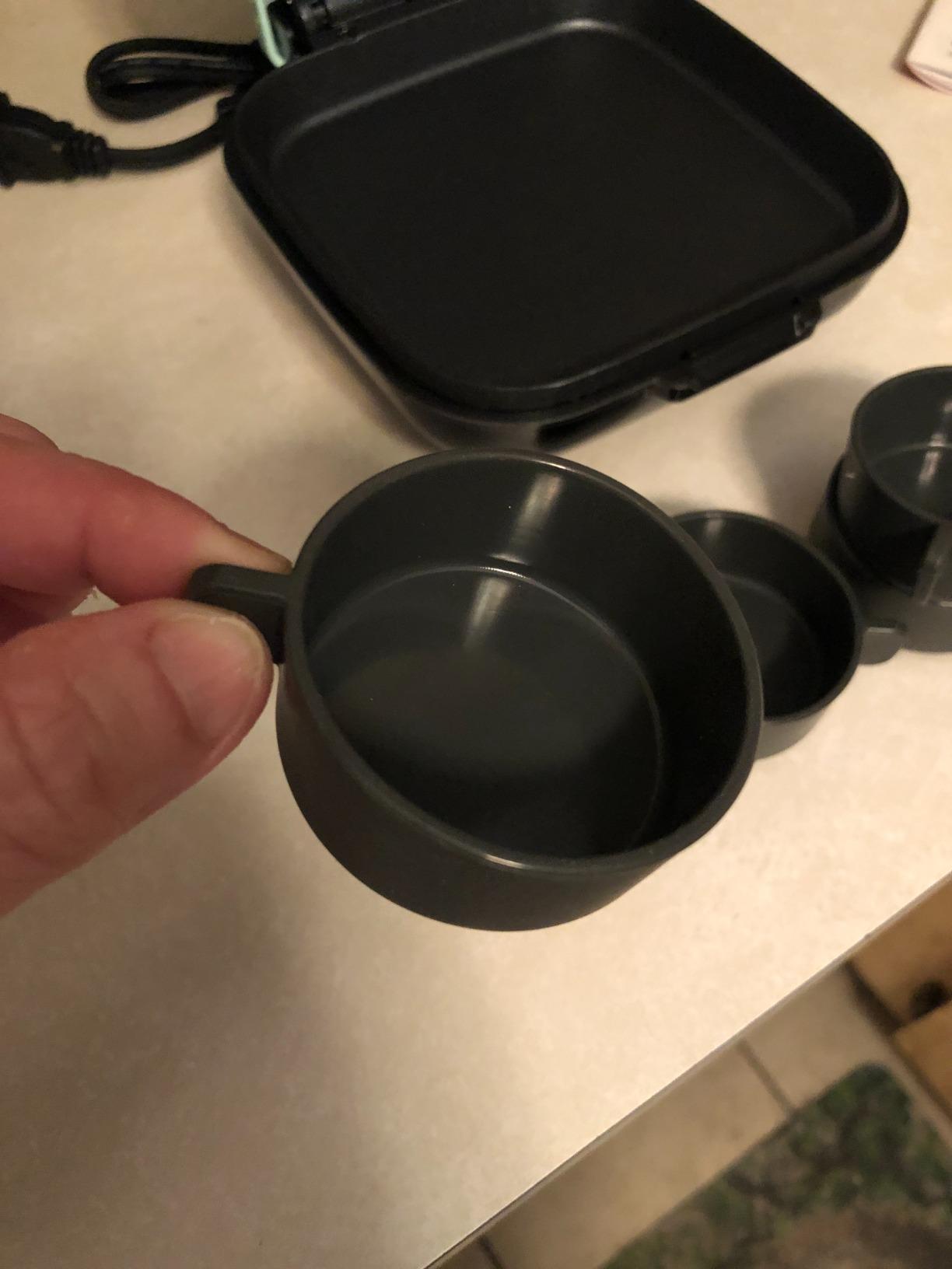 Dash Deluxe Egg Bite Maker - Electric Egg Bite Maker for Healthy Protein Snacks - Quick Cleanup, Space-Saving Design & Non-Slip Feet - 4 Servings, Black customer photo 1