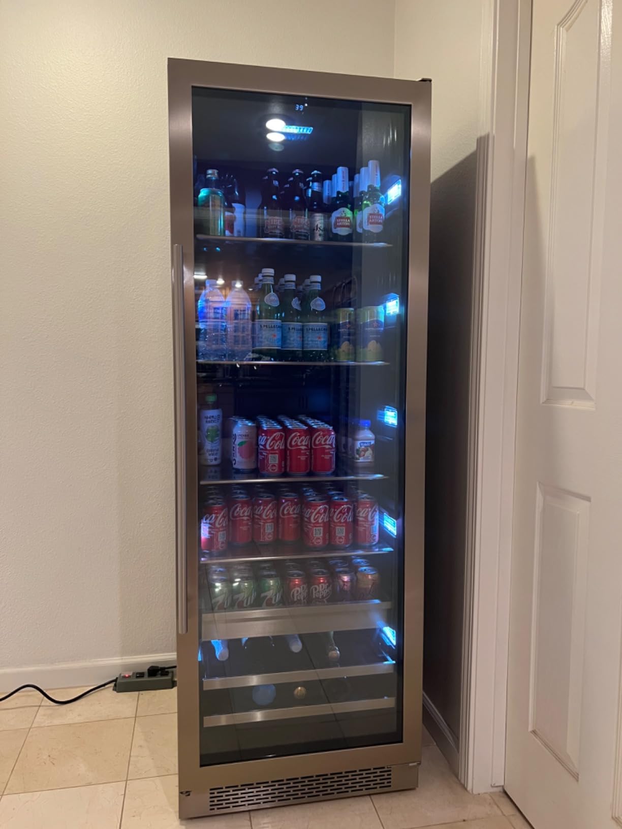 Zephyr Presrv 24 Inch Wine Fridge Full Size Single Zone - Tall Wine Cooler Cellars Large Cabinet Wine Refrigerator Home Bar Chiller Freestanding with Glass Door for 148 bottles 750ml customer photo 2