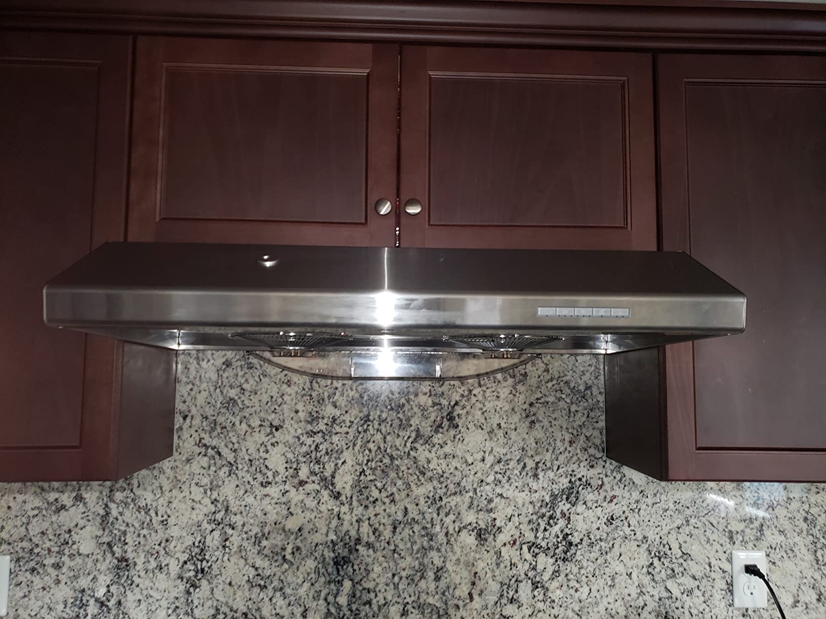 Pacific Auto Clean Under Cabinet Range Hood 30 Inch, 900 CFM Stove Vent Hood, Stainless Steel Kitchen Exhaust Hood, Kitchen Hood Vent, Ultra Quiet Dual Fans, LED Lights customer photo 1