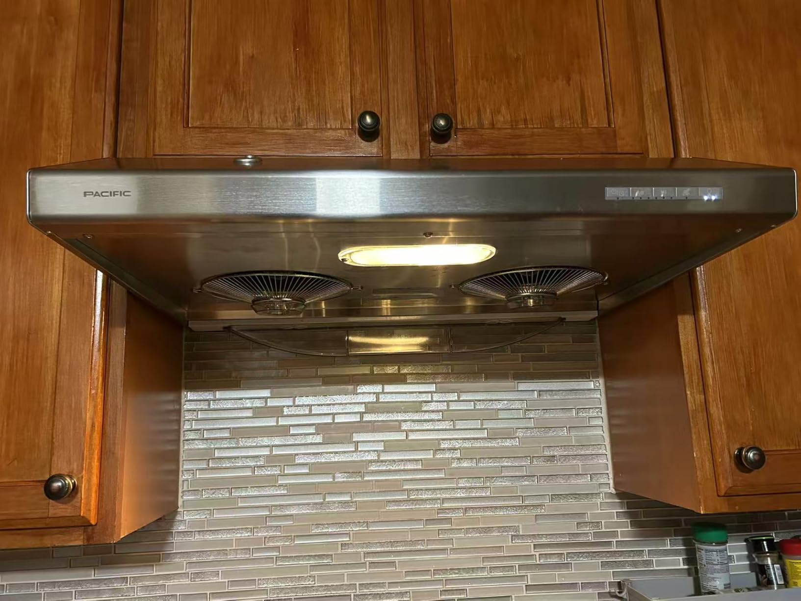 Pacific Auto Clean Under Cabinet Range Hood 30 Inch, 900 CFM Stove Vent Hood, Stainless Steel Kitchen Exhaust Hood, Kitchen Hood Vent, Ultra Quiet Dual Fans, LED Lights customer photo 2
