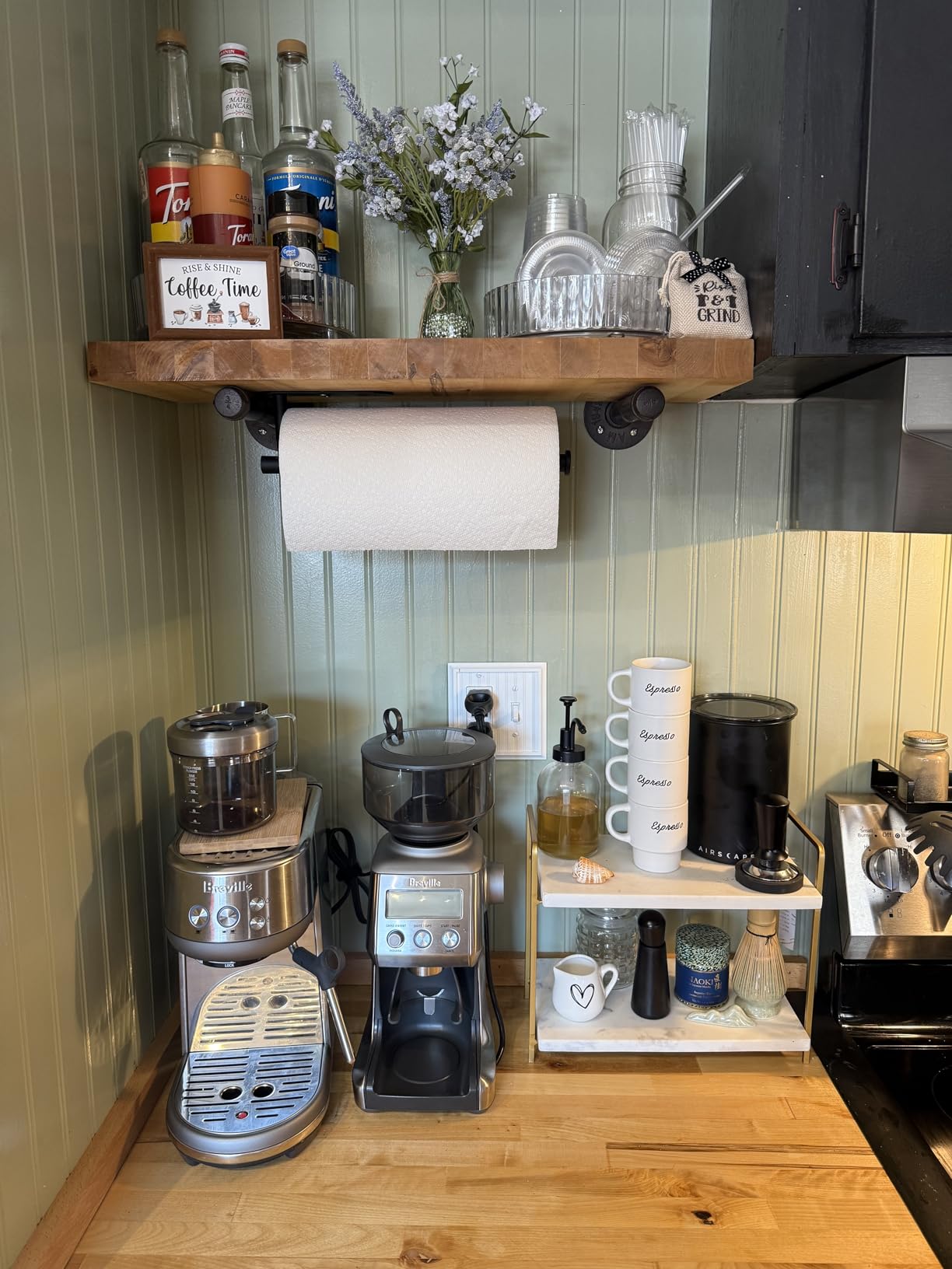 AirScape Planetary Design Stainless Steel Coffee Canister | Food Storage Container | US Patented Inner Plunger Lid REMOVES Excess Oxygen | (Medium, Matte Black) customer photo 1