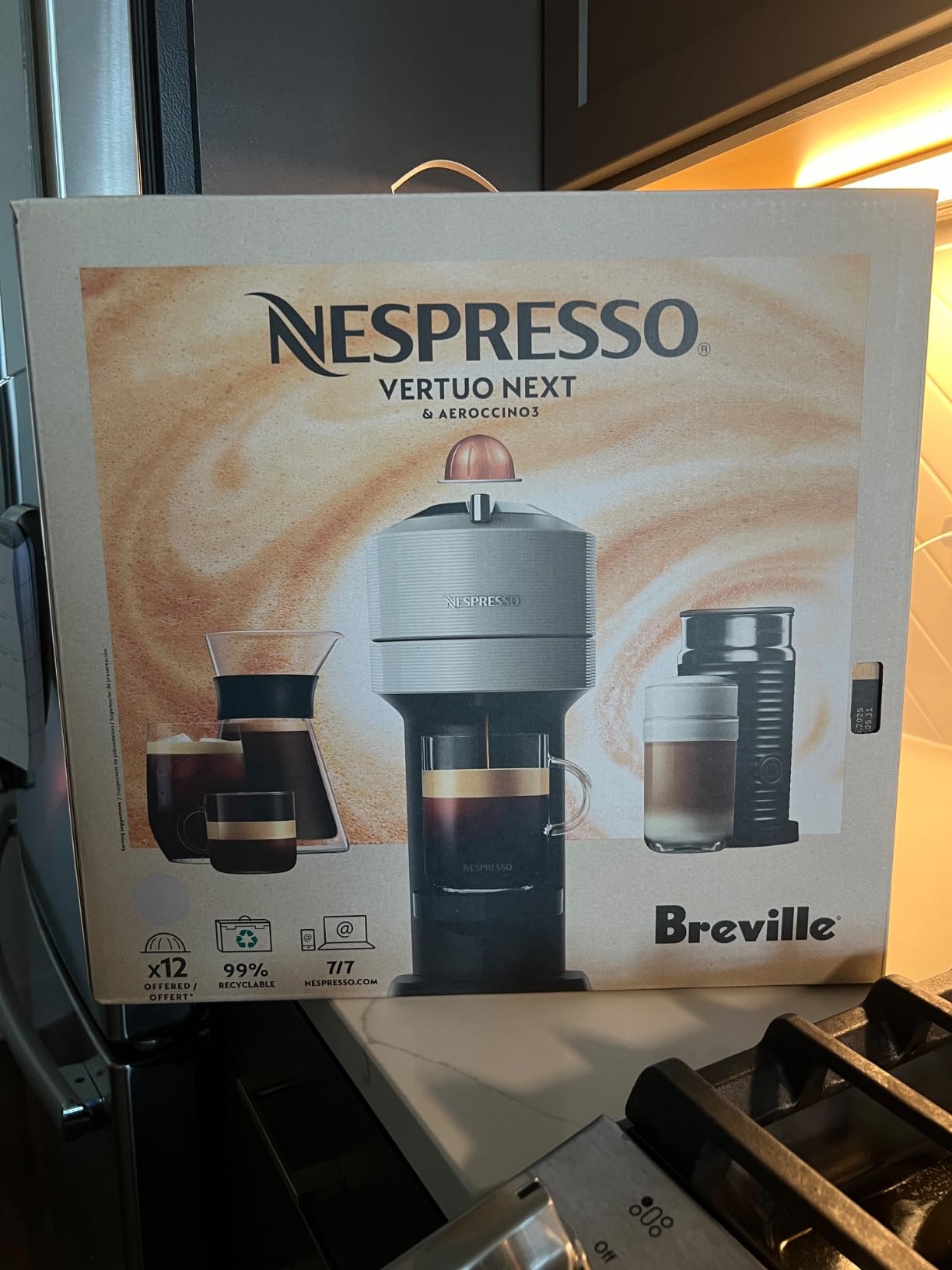 Nespresso Vertuo Next Coffee and Espresso Maker by Breville, with Aeroccino Milk Frother customer photo 2