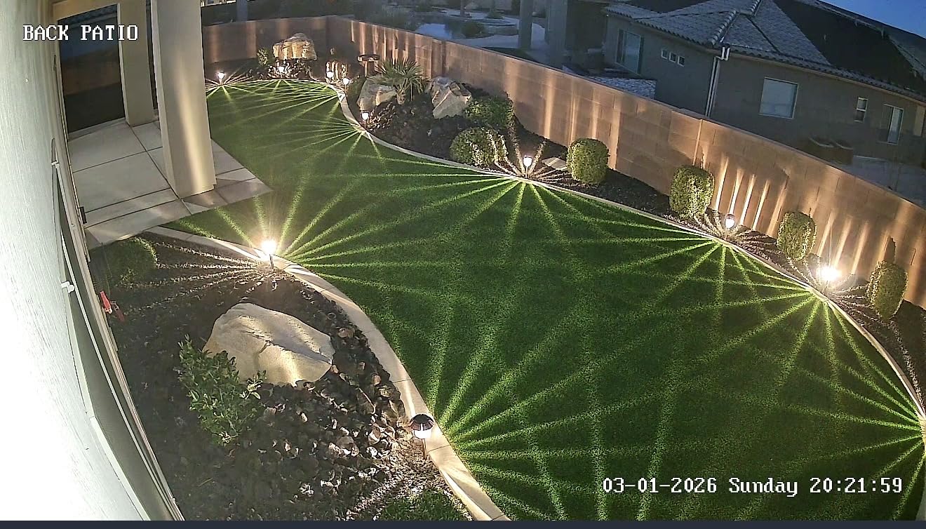 XMCOSY+ Solar Lights Outdoor Waterproof, 4 Pack Solar Lights for Outside, 10-40 LM Dimmable LED Glass Outdoor Solar Lights for Yard Pathway Garden Lawn Driveway Walkway (Warm White) customer photo 1