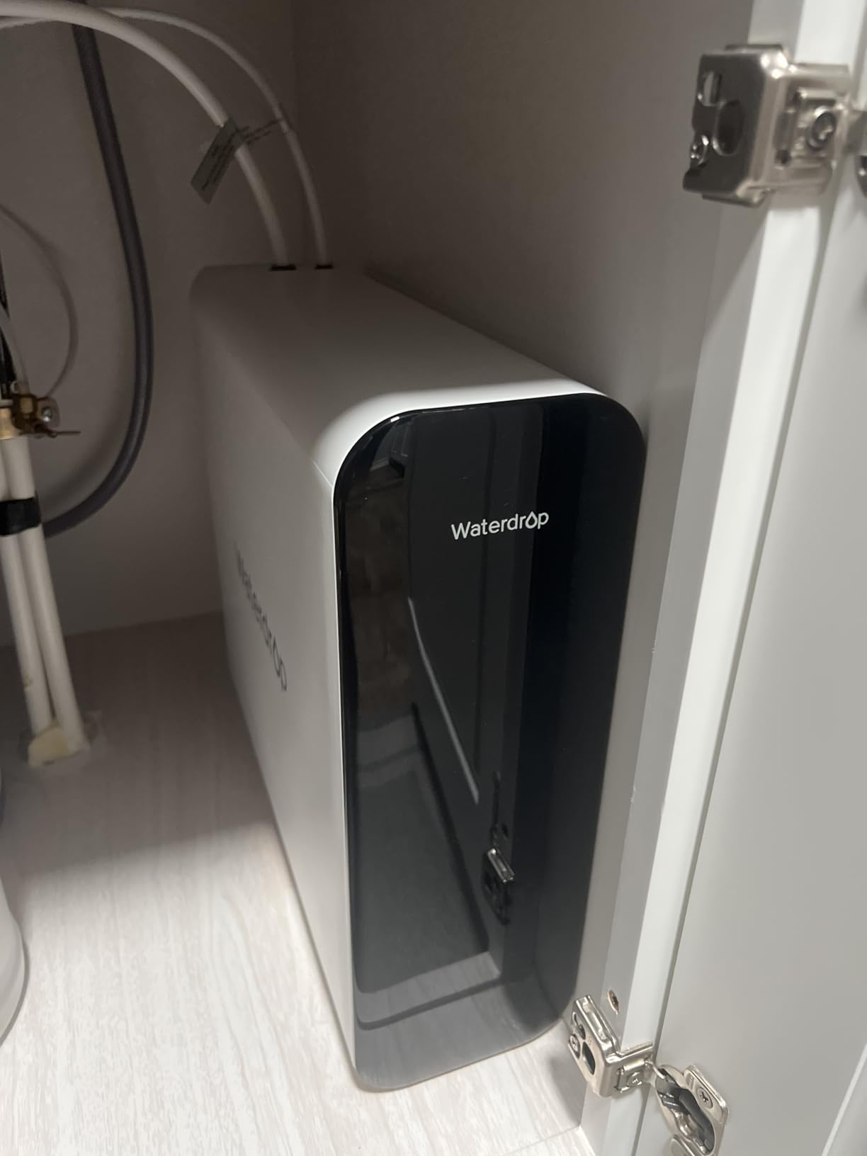 Waterdrop TSU 0.01 Micron Ultra Filtration Under Sink Water Filter System, 3-Stage Tankless Under Sink Water Filtration System with Faucet, Smart Panel, Not Lower TDS, Drilling Required customer photo 1