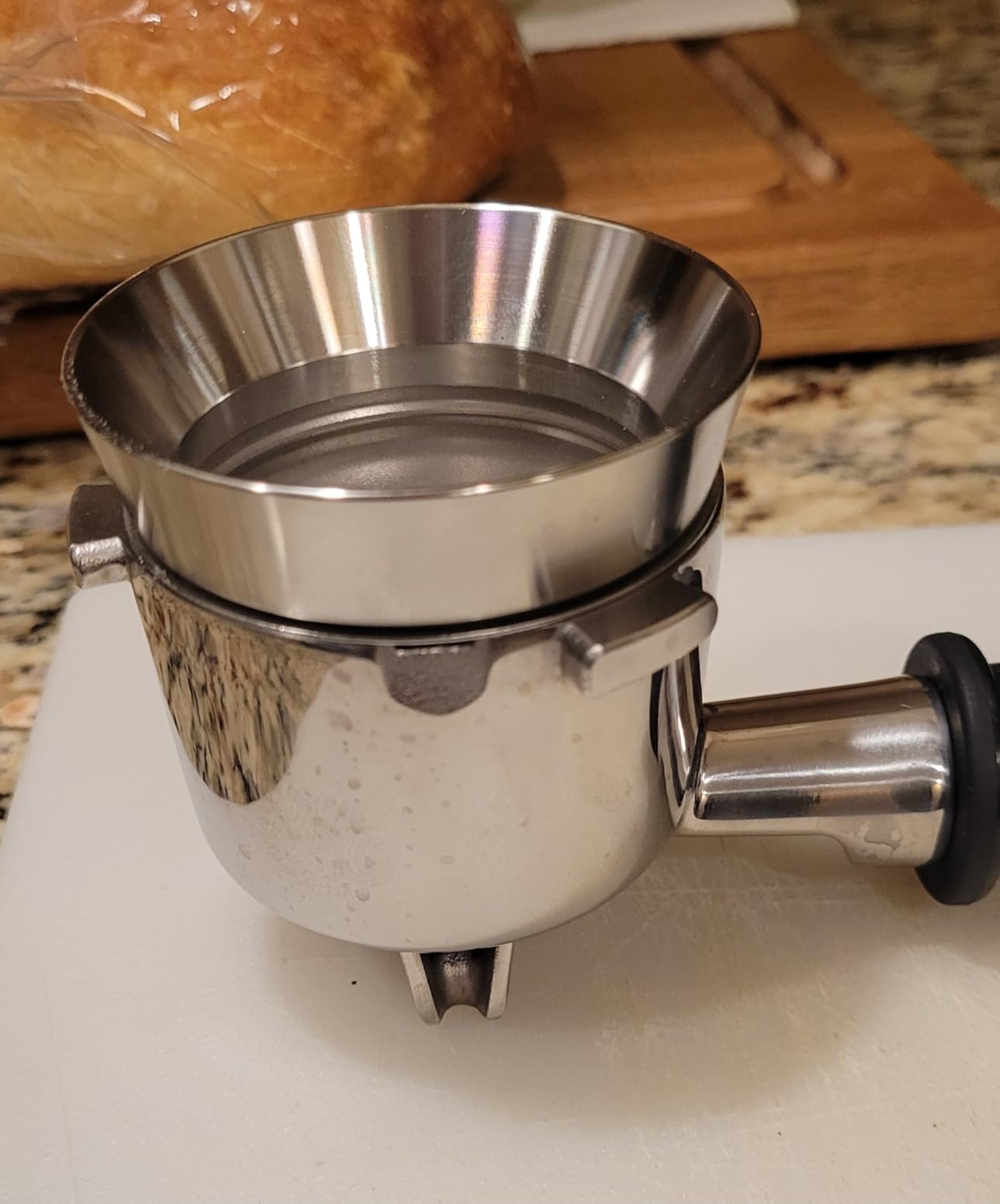 MATOW Stainless Steel Espresso Dosing Funnel Compatible with 58mm Portafilter customer photo 1