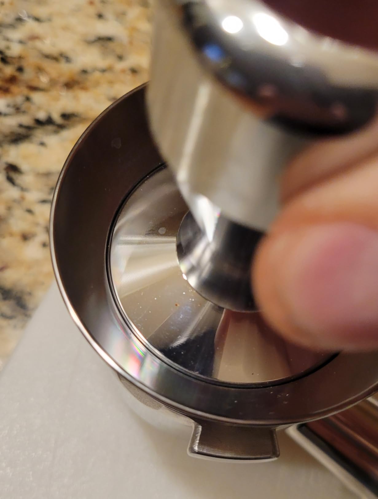 MATOW Stainless Steel Espresso Dosing Funnel Compatible with 58mm Portafilter customer photo 2