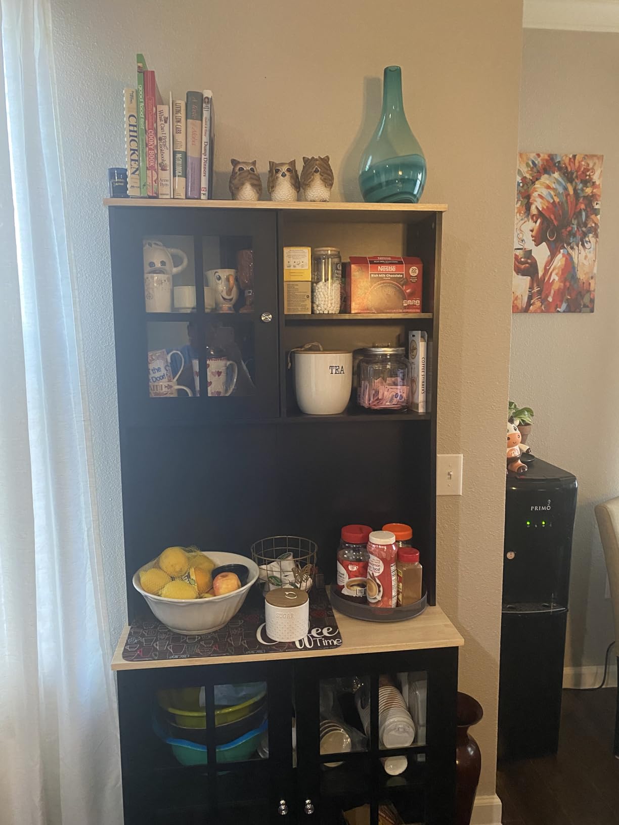 HOMCOM Kitchen Pantry Storage Cabinet, 72