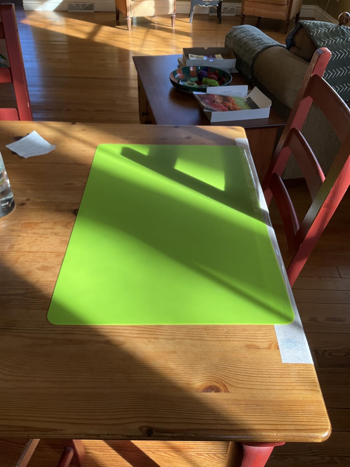 Silicone Placemats, Food-Grade Non-Slip Waterproof, Dining, Stain Resistant, Countertop Protector, Kitchen Counter Mat, Heat Resistant, Baking mat Dishwasher Safe (15.7x11.8Inch-4pack, Gray) customer photo 2