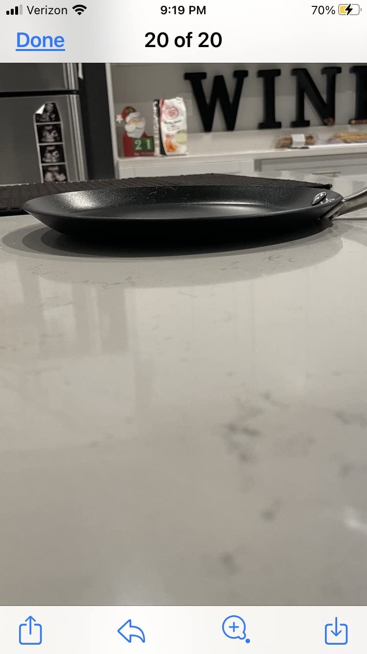 Anolon Advanced Home Hard Anodized Nonstick Crepe Pan, 9.5 Inch - Moonstone customer photo 2