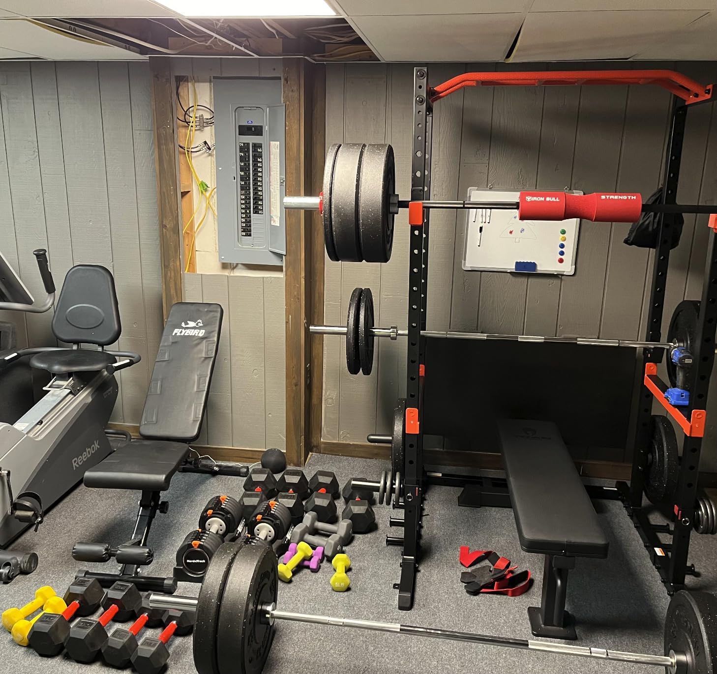 Sunny Health & Fitness Power Zone Strength Rack Power Cage - 1000 LB Weight Capacity customer photo 2