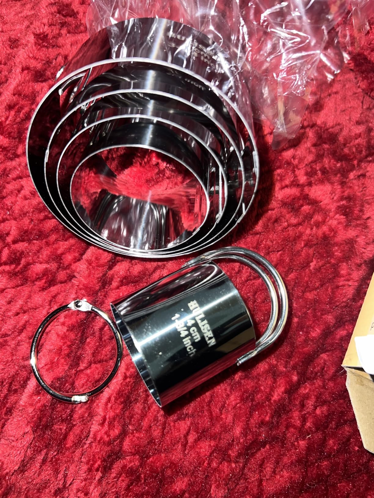HULISEN Biscuit Cutter Set (3 Pieces/Set), Stainless Steel Round Cookies Cutter with Handle, Professional Baking Dough Tools, Gift Package customer photo 1