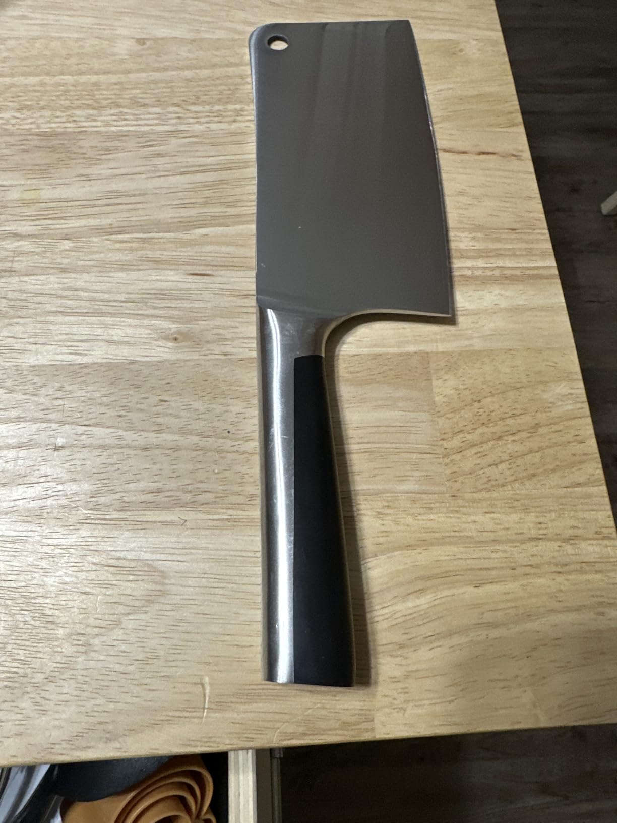 Mueller 7-Inch Meat Cleaver Butcher Knife - German High Carbon Steel, Laser-Tested Razor-Sharp Blade, Heavy Duty Bone Chopper for Meat & Vegetables, Home & Restaurant, Gift for Him customer photo 1