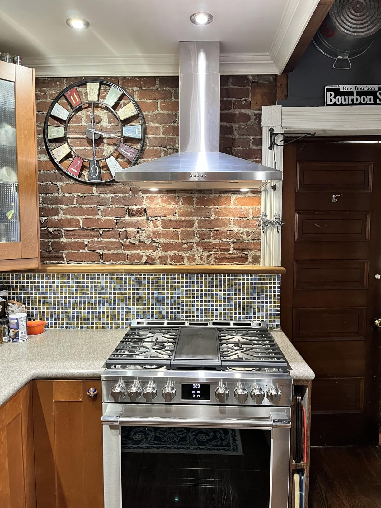 FIREGAS Range Hood 30 Inch, Stainless Steel Wall Mount Kitchen Hood 450 CFM with 3 Speed Exhaust Fan, Ducted/Ductless Convertible, Stove Vent Hood for Kitchen with Aluminium Mesh and Charcoal Filters customer photo 2