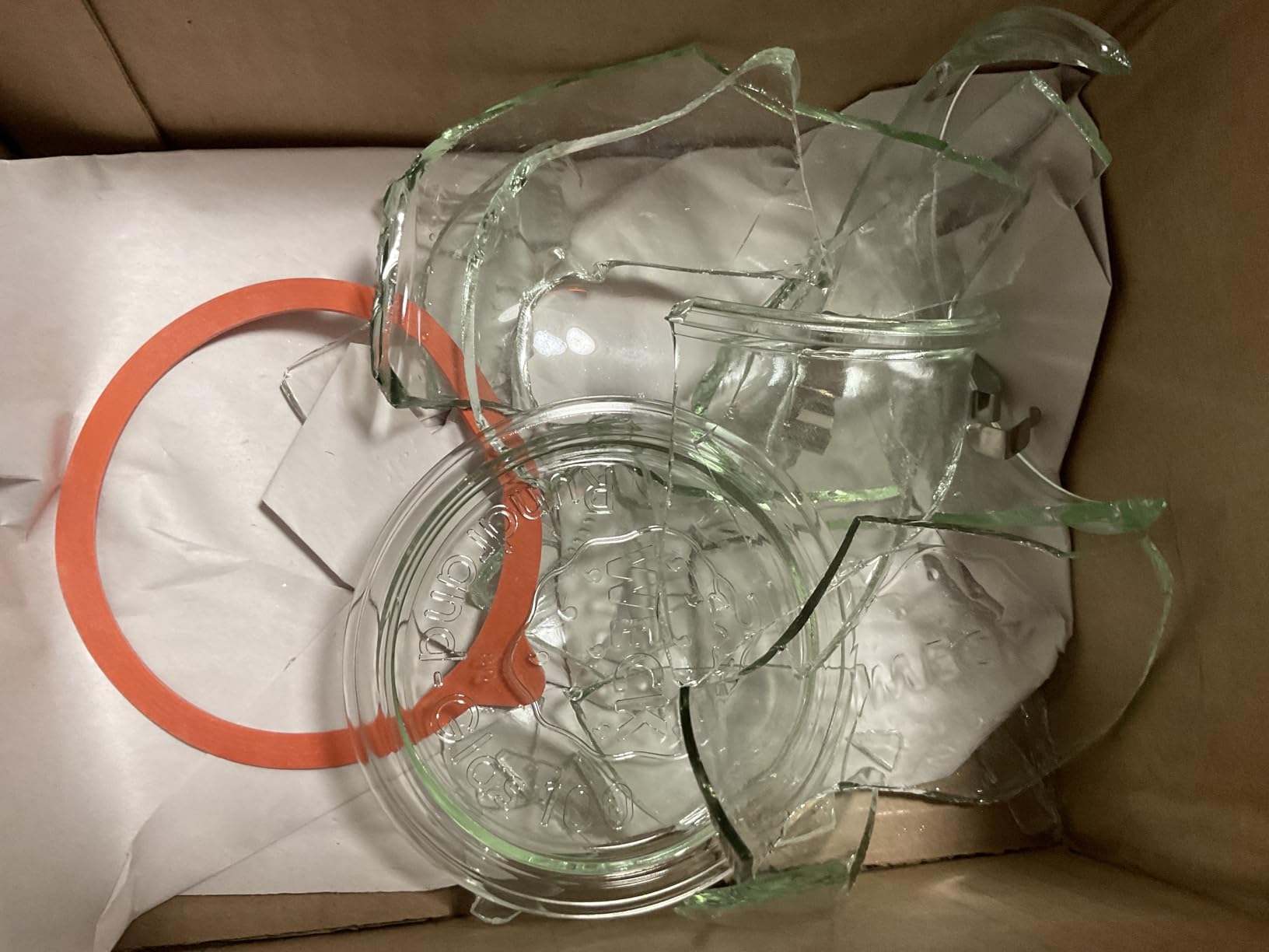 Weck Tulip Jars 1 Liter - Large Sour Dough Starter Jars with Wide Mouth - Suitable for Canning and Storage - 2 with Glass Lids customer photo 1