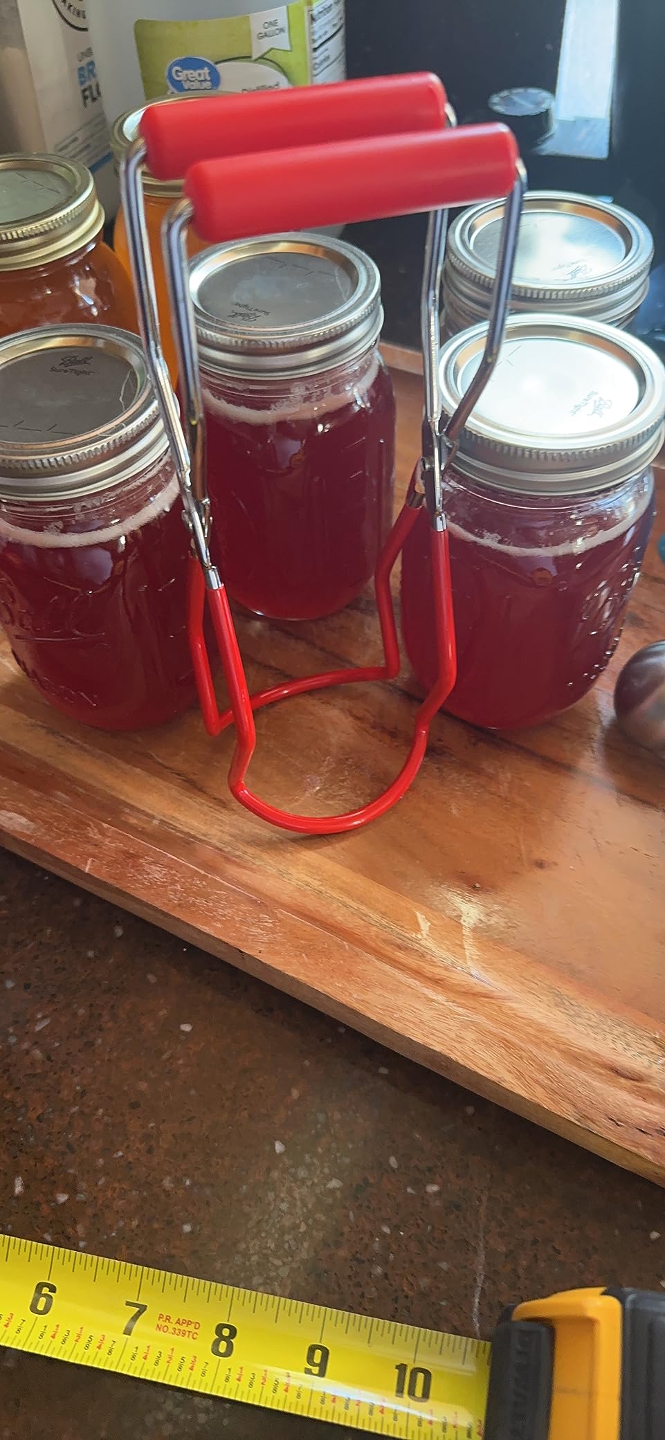 Canning Jar Lifter-Canning tongs- Safely remove any size canning jar from boiling water-Quality stainless steel customer photo 2