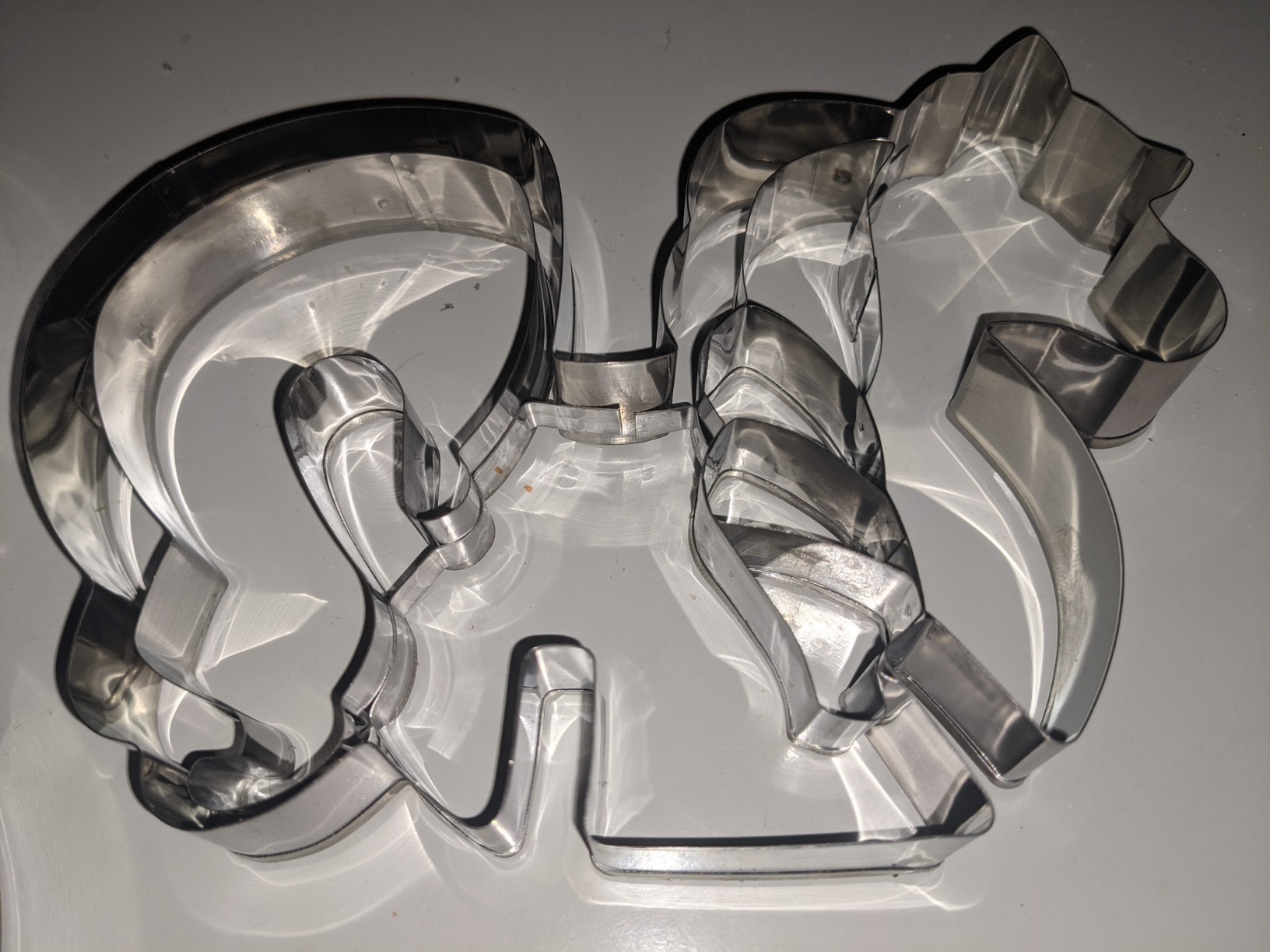 Chicago Metallic Christmas Tree 3D Cookie Cutter Set, 12-Piece, Silver customer photo 1