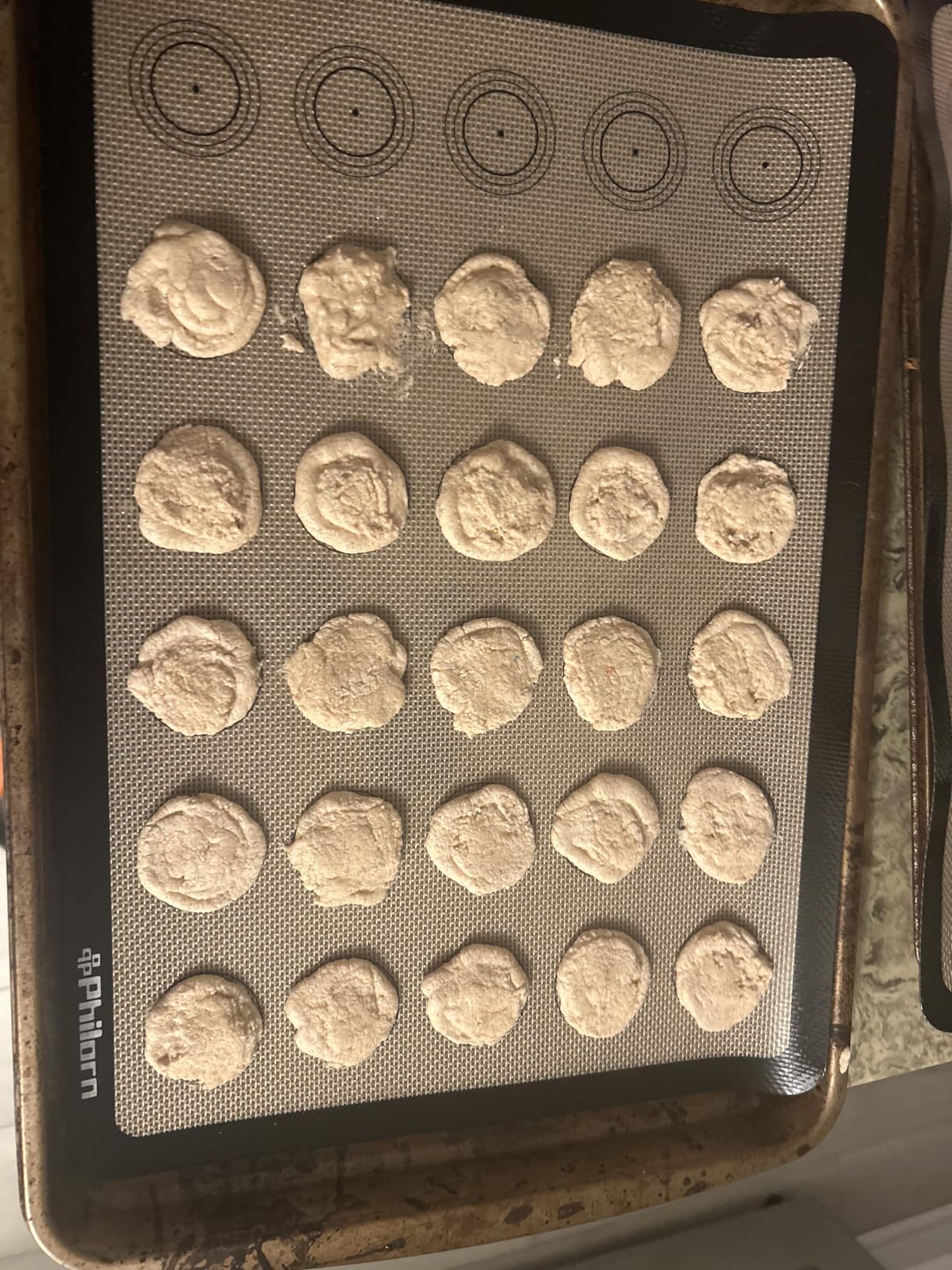 Philorn Silicone Baking Mat Set, 16.5