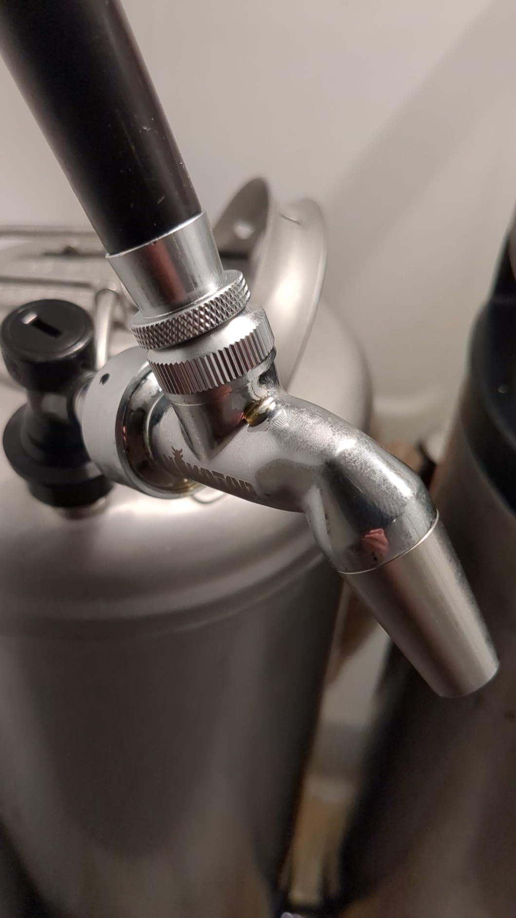 Nukatap SS Forward Sealing Beer Faucet - Chrome Plated Stainless Steel customer photo 2
