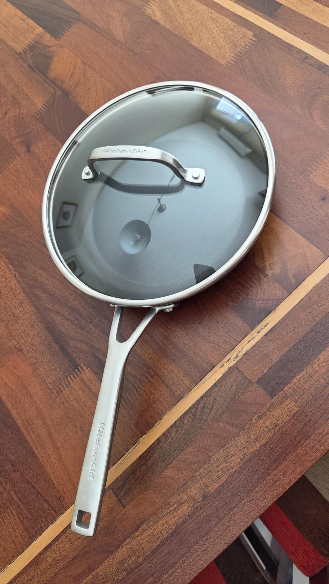KitchenAid Hard Anodized Induction Nonstick Stock Pot/Stockpot with Lid, 8 Quart, Matte Black customer photo 2