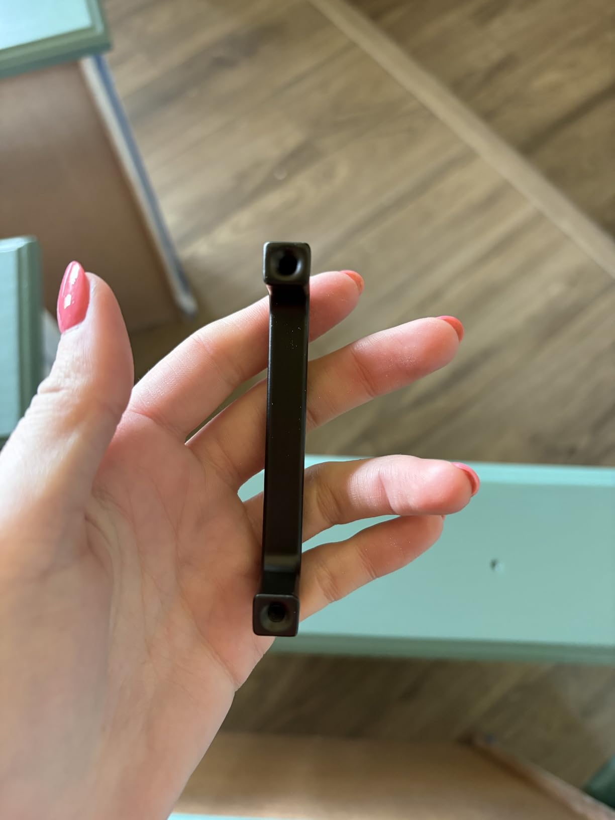 Ravinte 30 Pack Solid 5 Inch Kitchen Square Cabinet Handles Matte Black Pulls Drawer Pulls Kitchen Cabinet Hardware Flat Black Handles customer photo 2