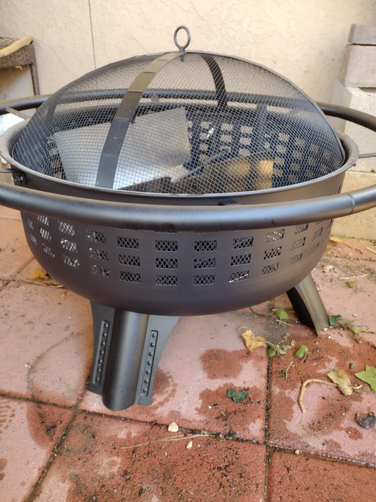 Hykolity 2 in 1 Fire Pit with Grill, Large 31