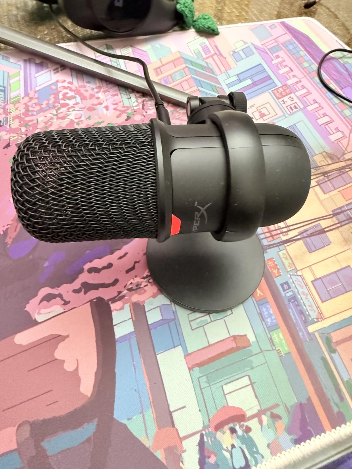 HyperX SoloCast - USB Condenser Gaming Microphone, for PC, PS4, PS5 and Mac, Tap-to-Mute Sensor, Cardioid Polar Pattern, great for Streaming, Podcasts, Twitch, YouTube, Discord - Black customer photo 2