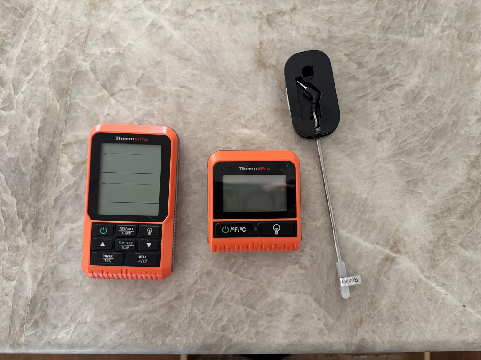 TempPro TP826 500FT Wireless Meat Thermometer, Dual Meat Probe Cooking Thermometer with HI/Low Alert, Food Grill Temperautre Probe for BBQ, Smoker, Oven, Grilling Gift (Previously ThermoPro) customer photo 1
