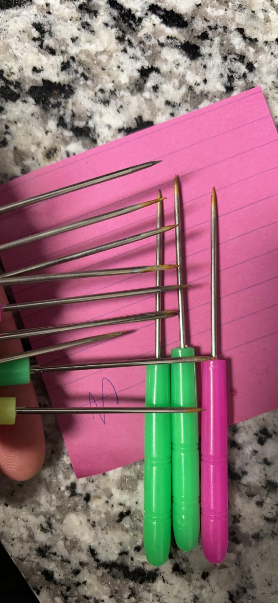 12 Pcs Sugar Stir Needle Scriber Needle Biscuit Icing Pin DIY Baking Pin Stainless Steel Pin Icing Sugarcraft Cake Decorating Needle Tool customer photo 2