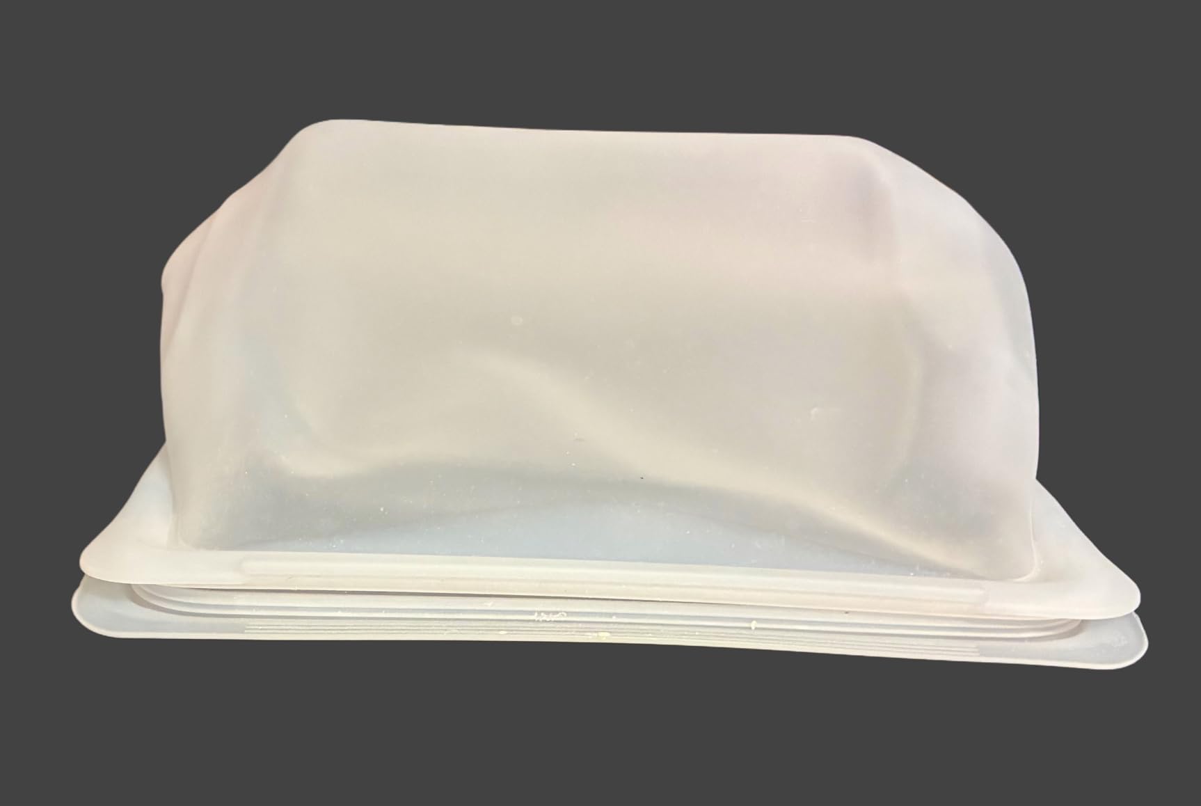 Stasher Silicone Reusable Storage Bag, Stand-Up Mega Bag, Reusable Freezer Bags, Microwave, Dishwasher, Oven Safe, Sous Vide, Premium Lunch Container, Eco Friendly, Food Storage Bags, 104 oz, Clear customer photo 1