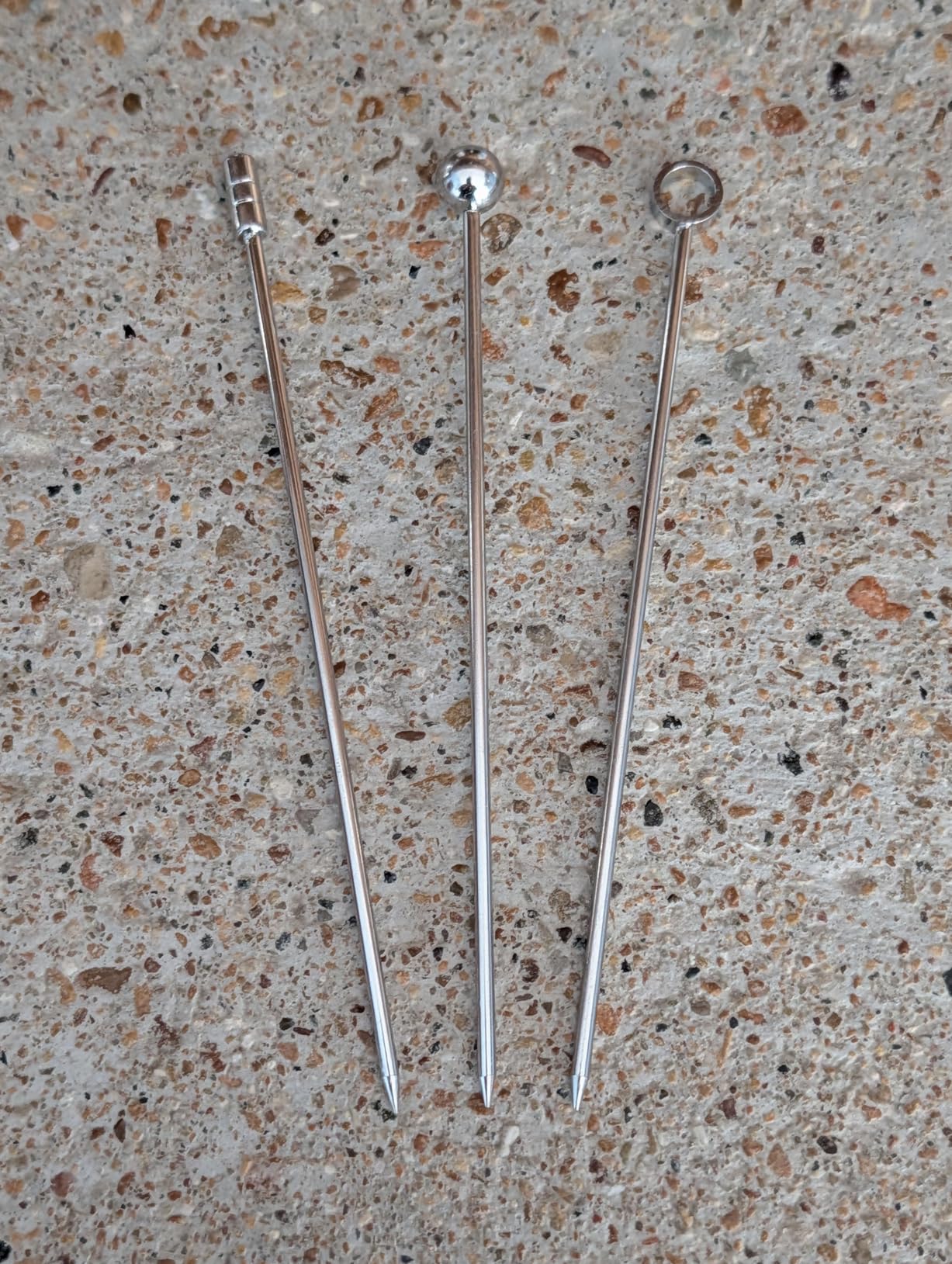 Cocktail Picks Stick, 20Pcs Stainless Steel Martini Picks, Reusable Metal Cocktail Skewers Olives Appetizers Bloody Mary Brandied customer photo 1