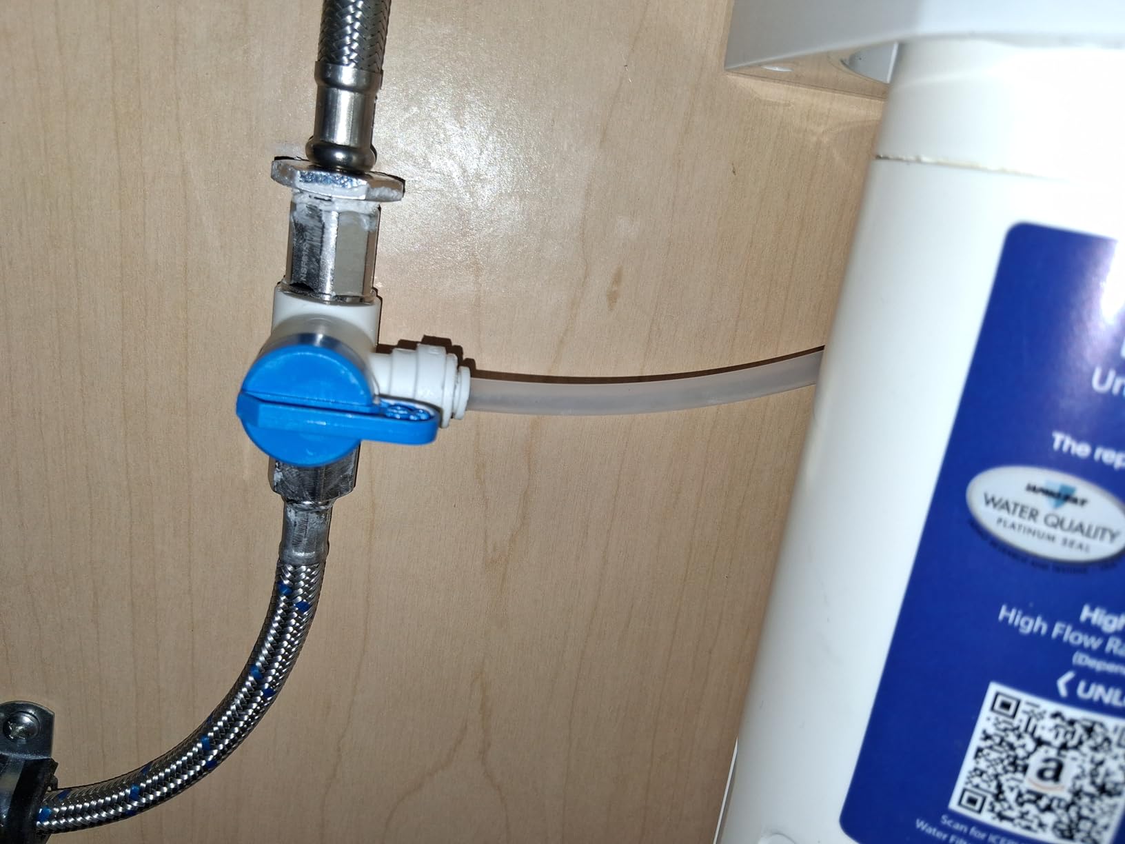 ICEPURE Under Sink Water Filter System, 3 Years or 22000 Gallons Ultra High Life NSF/ANSI 42 Certified, Removes Heavy Metals, Chlorine, Direct Connect Under Counter Drinking Water System, USA Tech customer photo 1